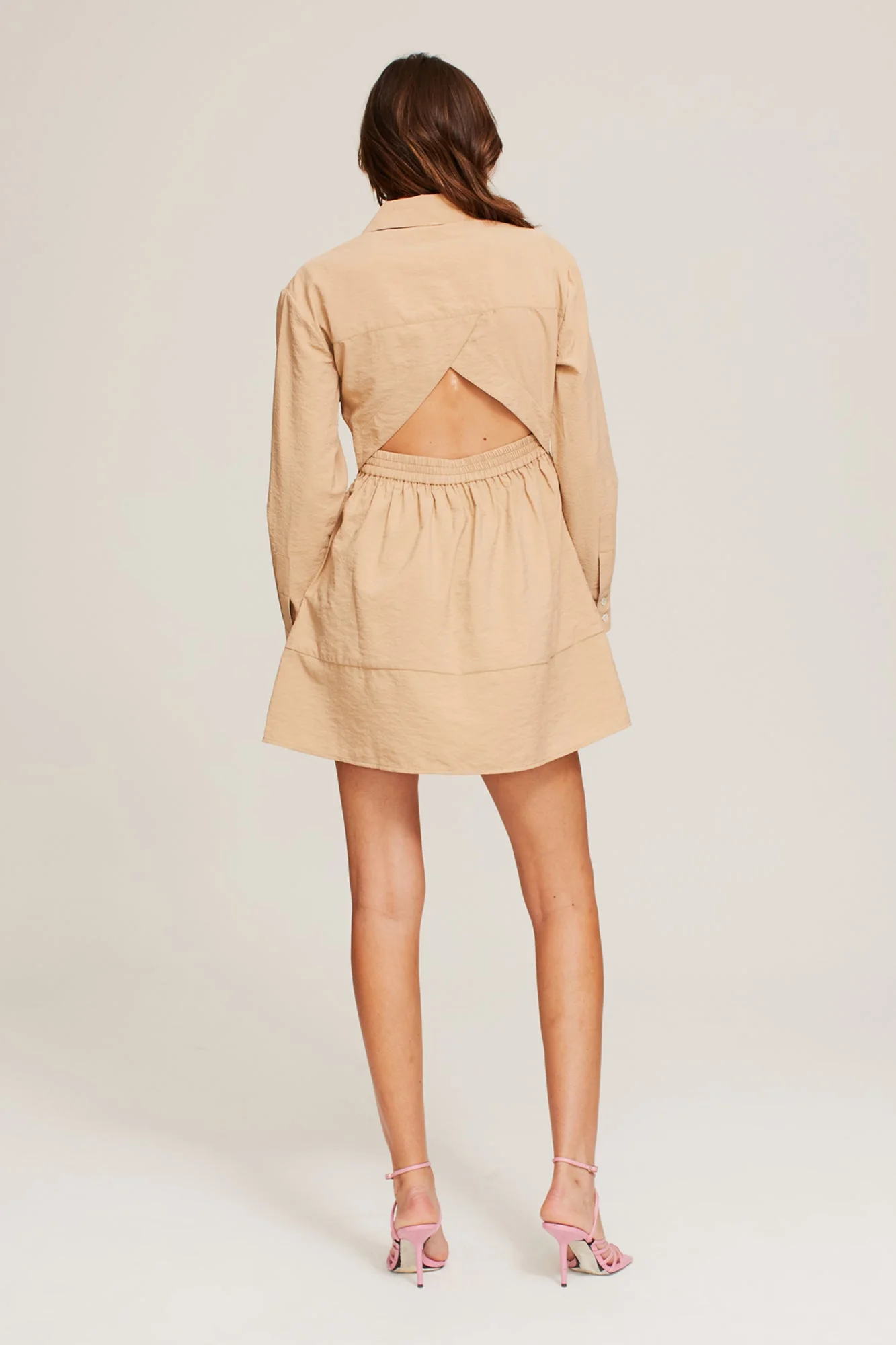 Willis Mini Dress | Cashew - Image 4
