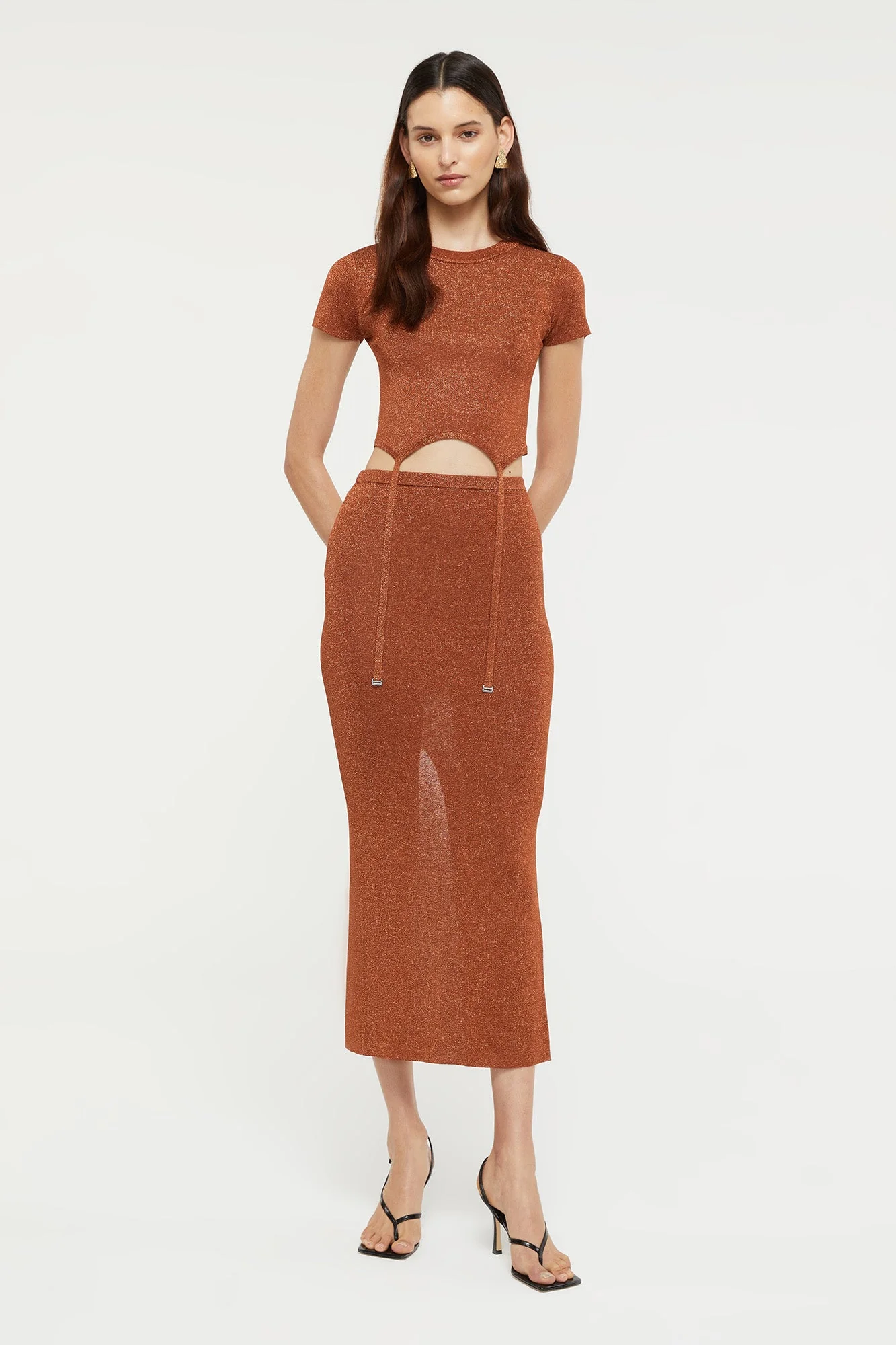 Yael Knit Top | Bronze