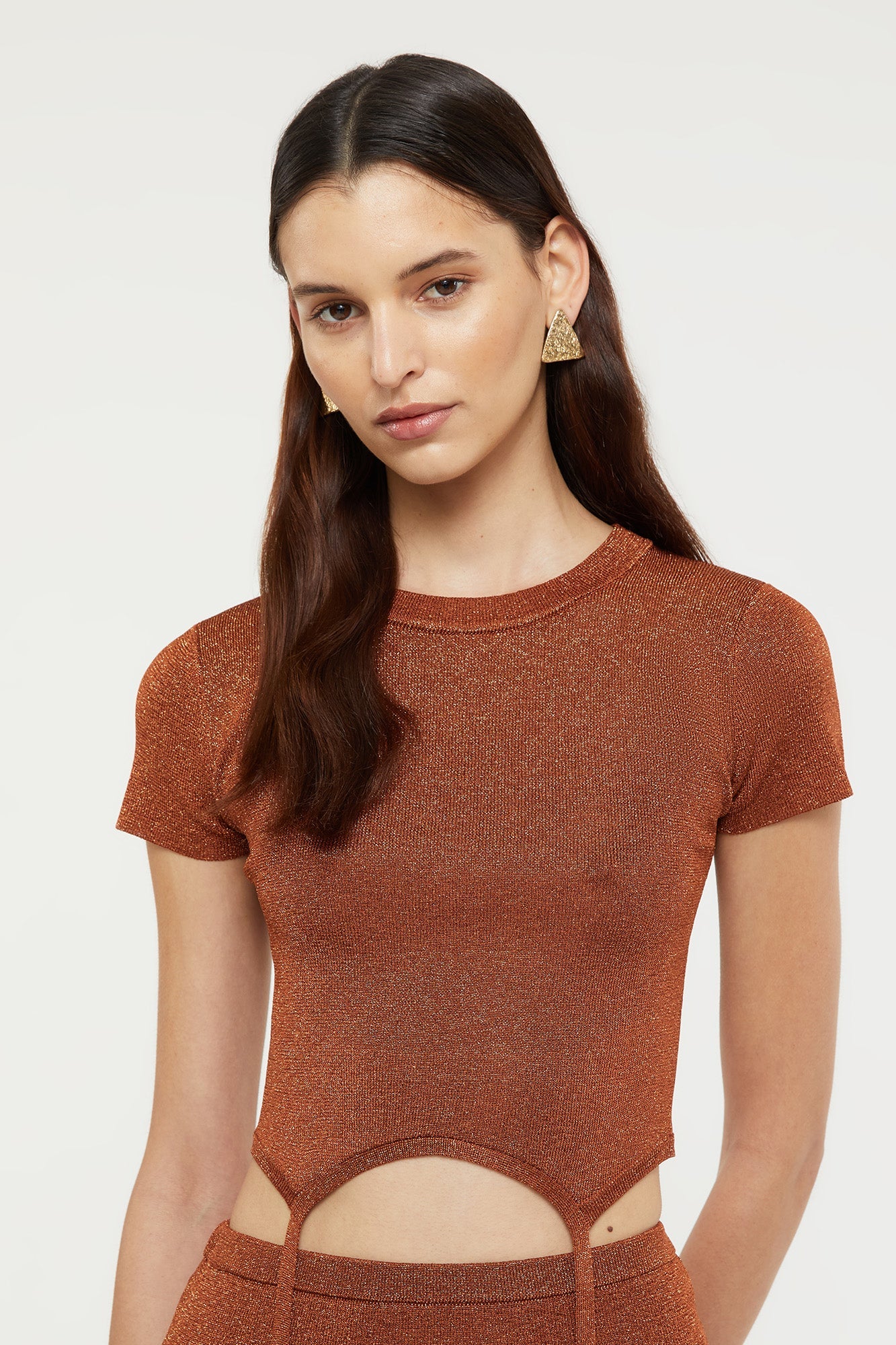 Yael Knit Top | Bronze - Image 3