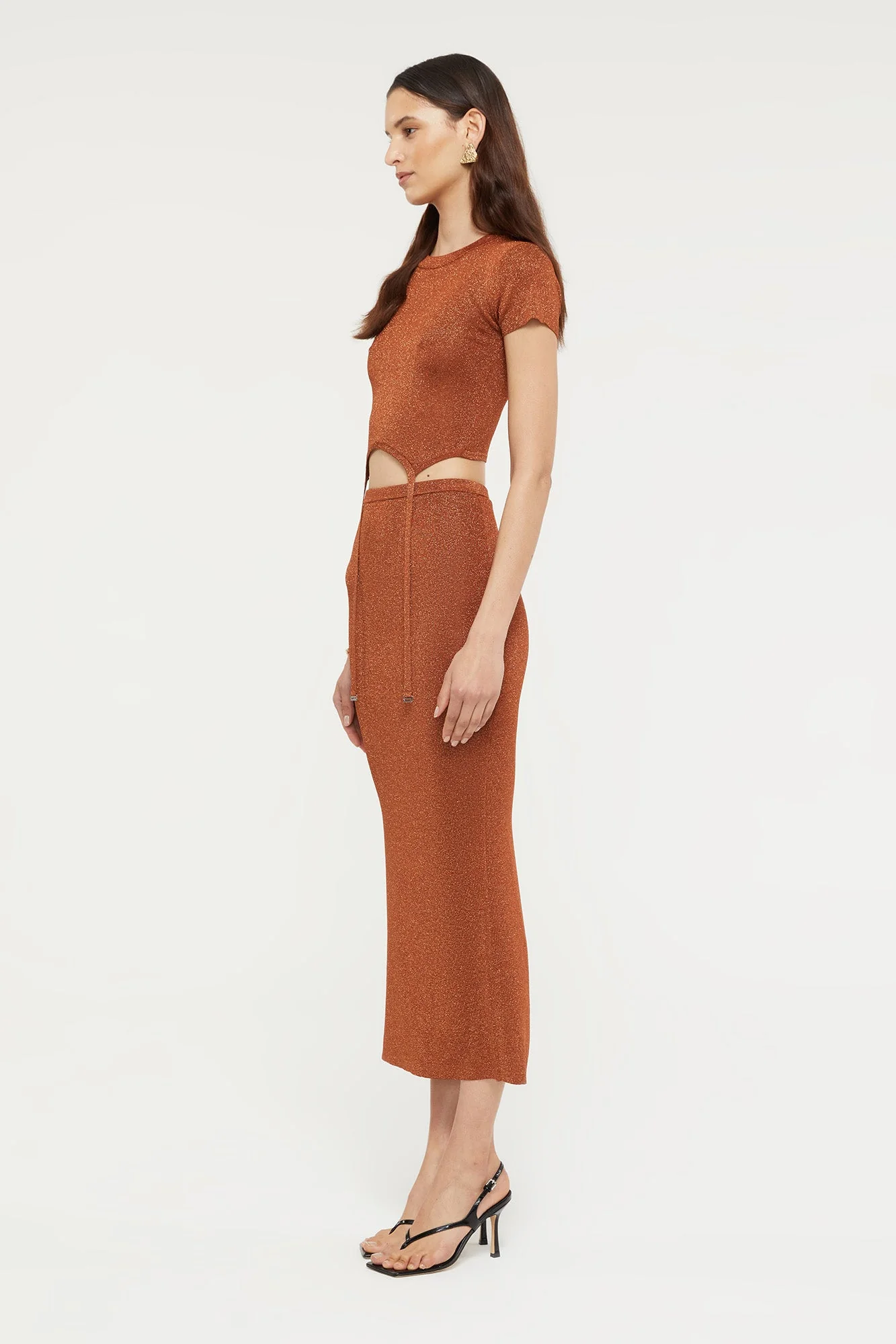 Yael Knit Top | Bronze - Image 4