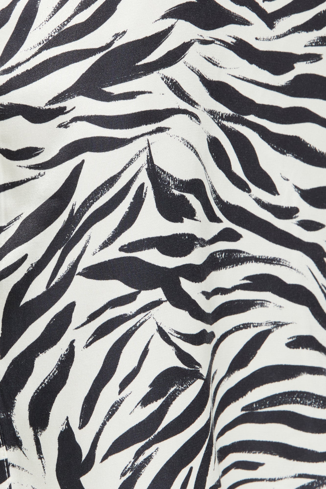 Zafina Shirt | Brushstrokestroke Zebra Print - Image 5