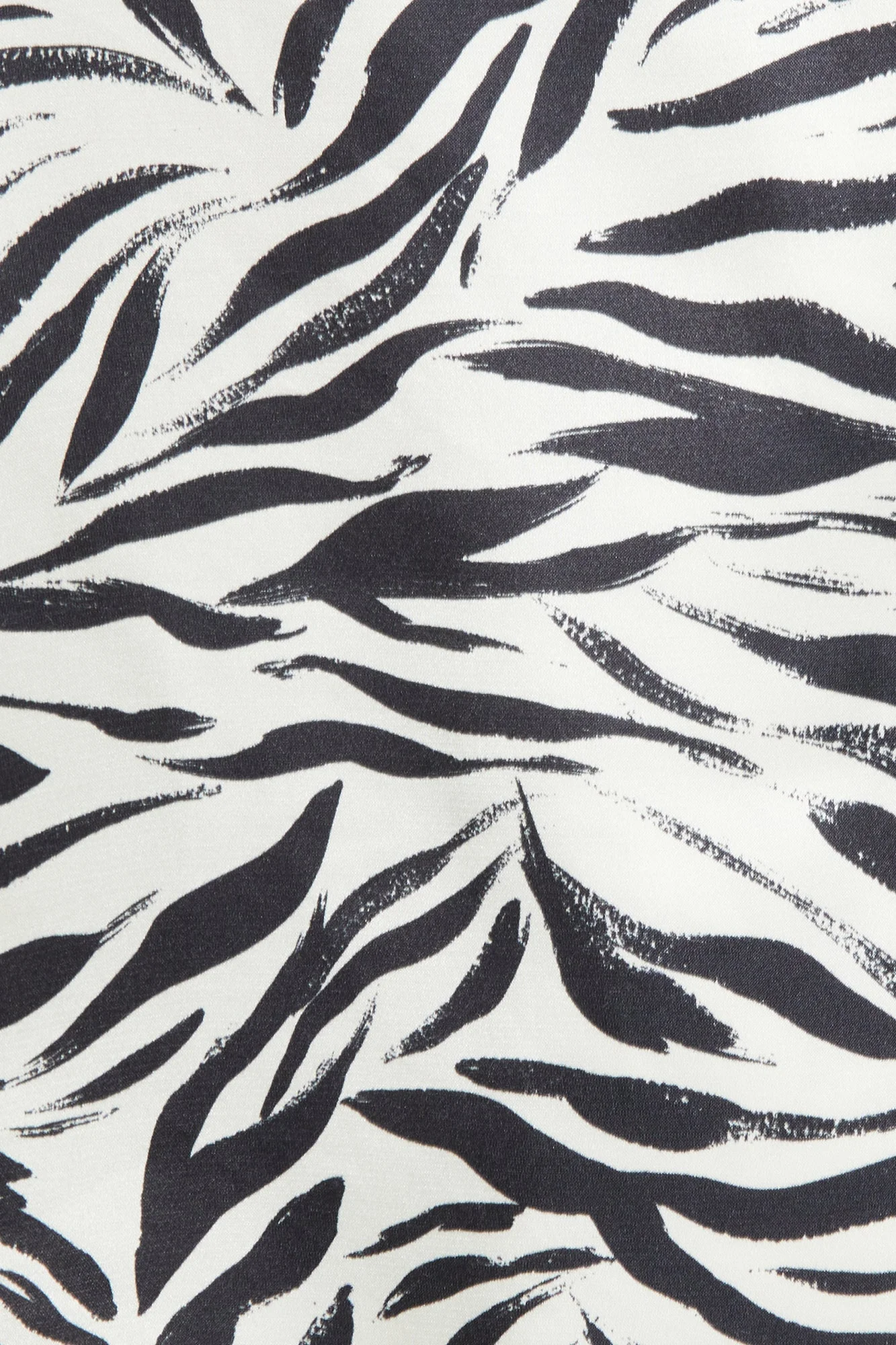 Zafina Short Sleeve Top | Brushstroke Zebra Print - Image 6