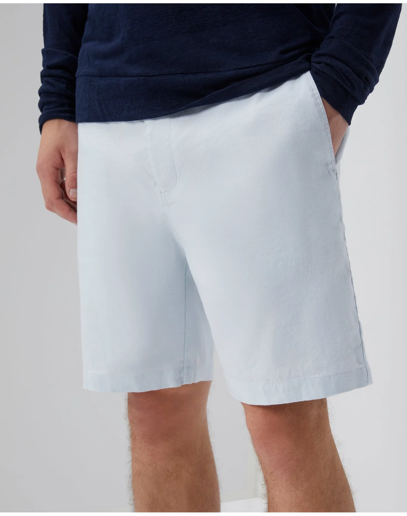 Men | 4 Way Stretch Hybrid Walk Short 7" | Spring Blue - Image 3
