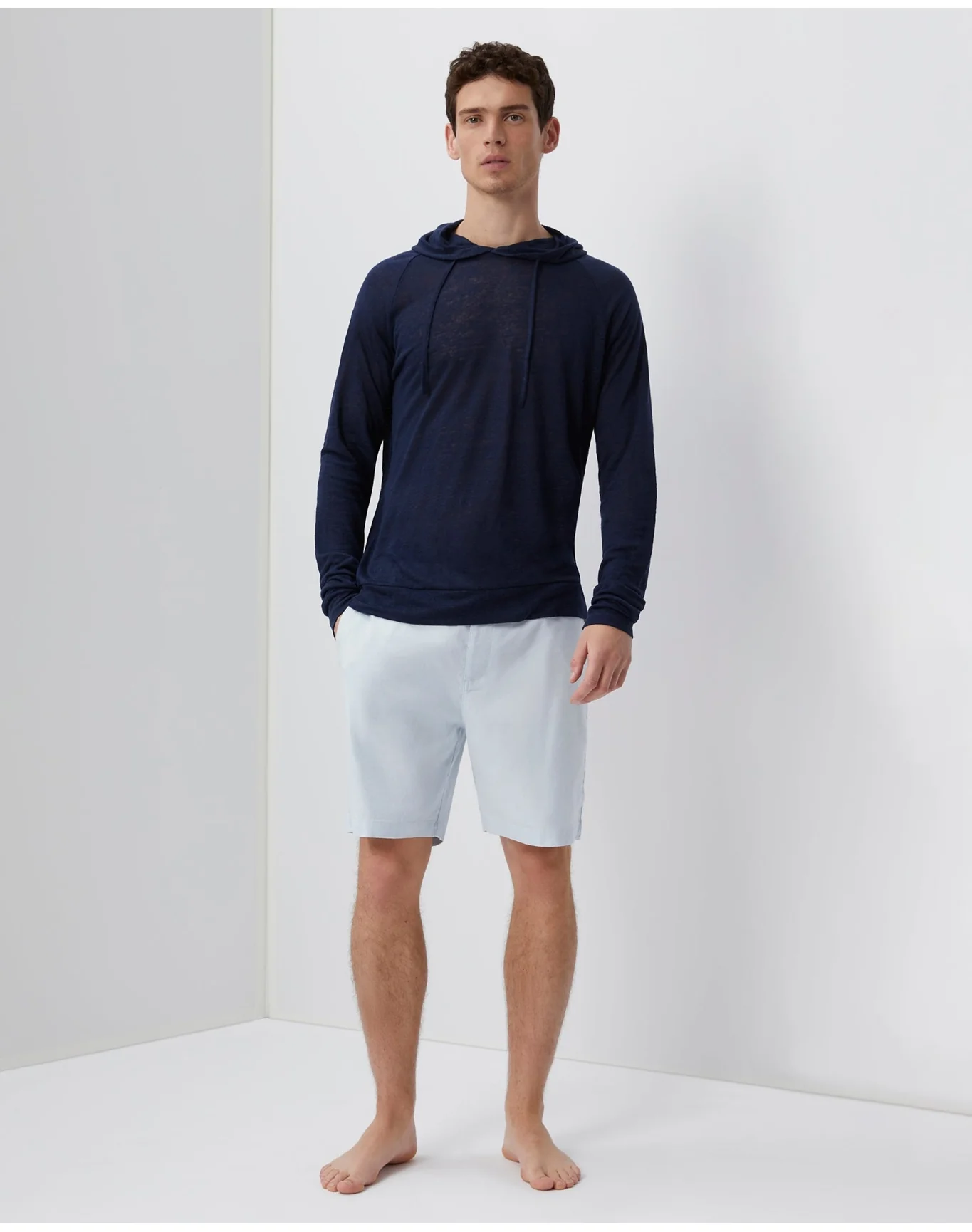 Men | 4 Way Stretch Hybrid Walk Short 7" | Spring Blue - Image 4