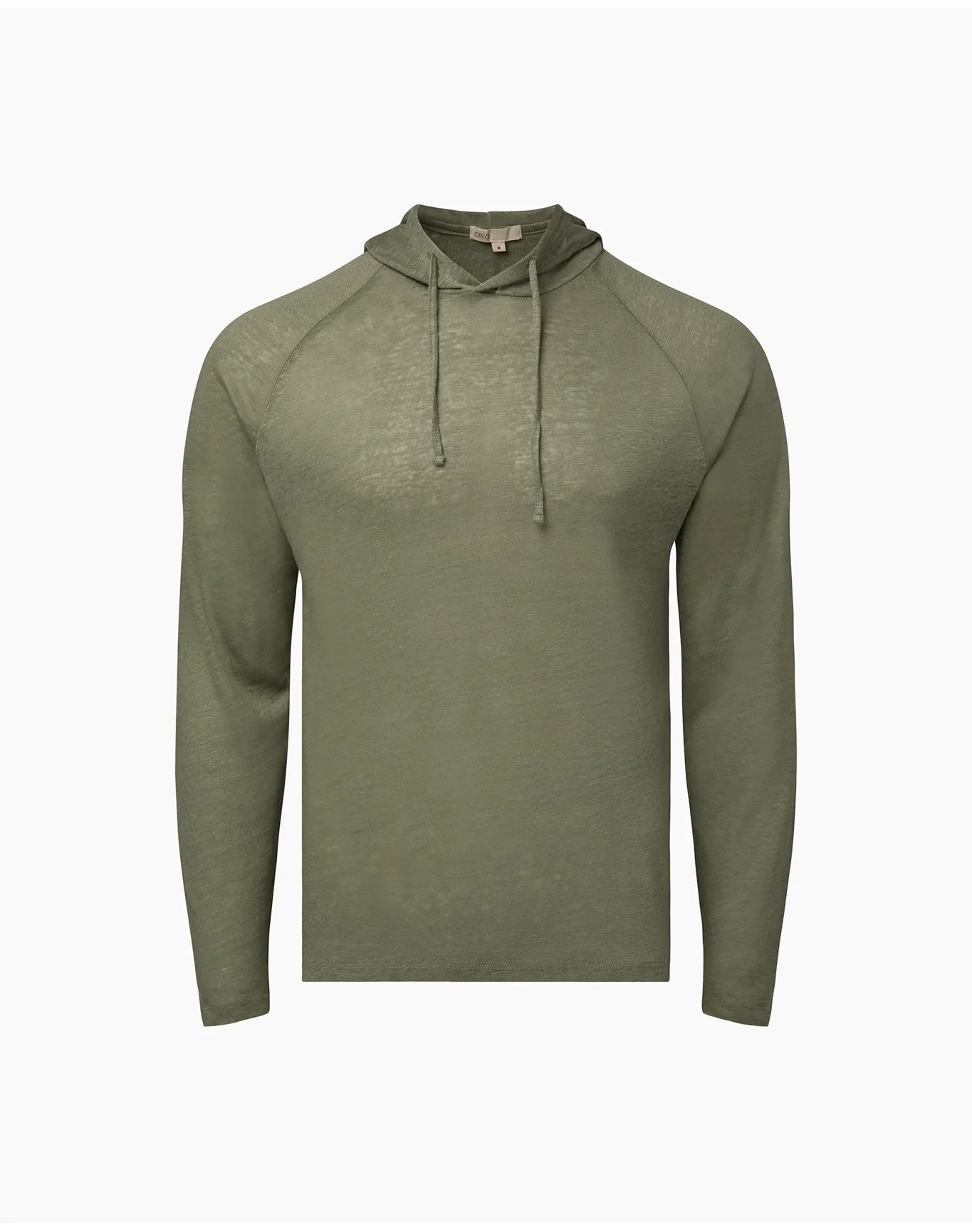 Men | Aaron Linen Hoodie | Sage - Image 2