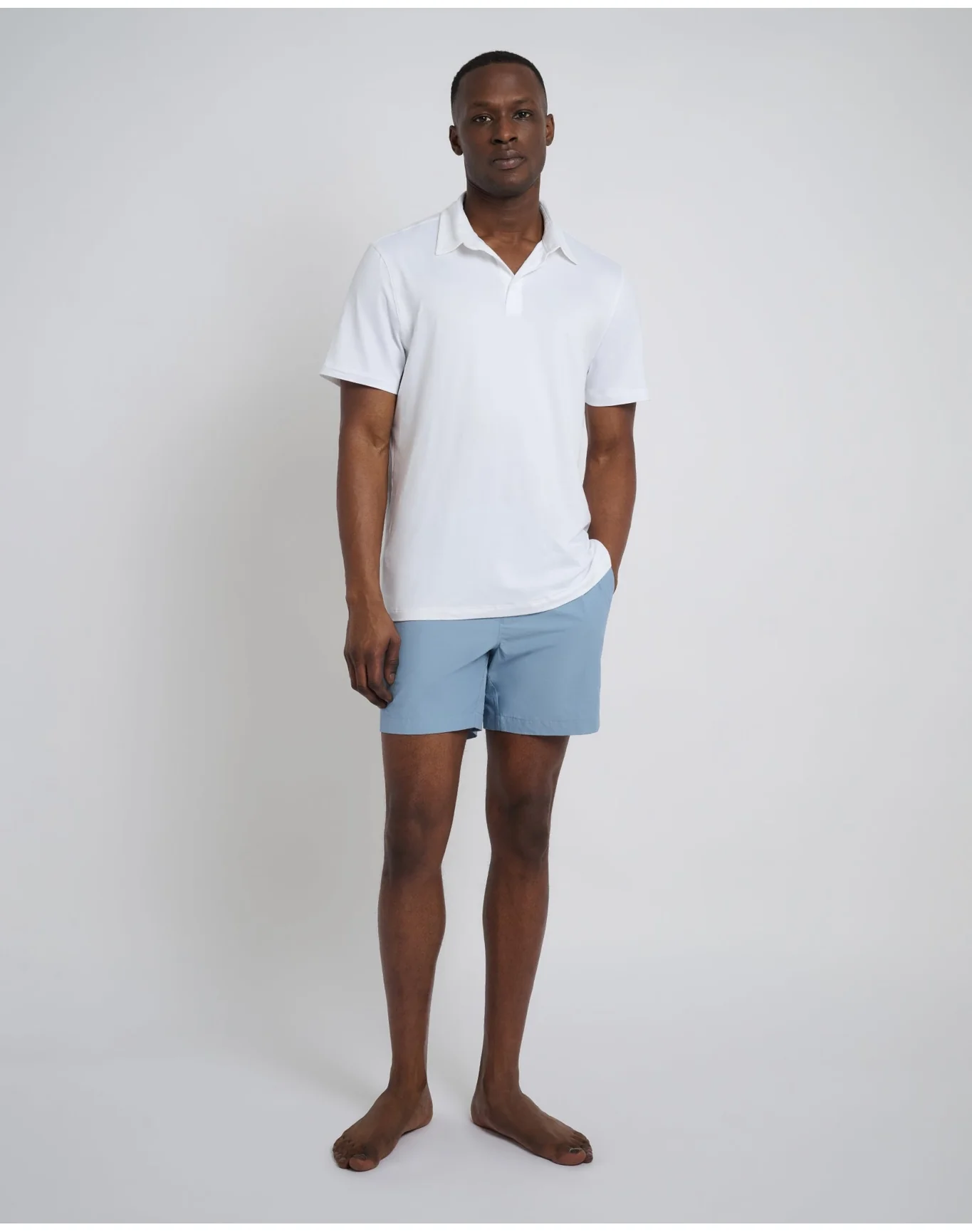 Men | Calder 6E Swim Trunk | Baby Blue - Image 4