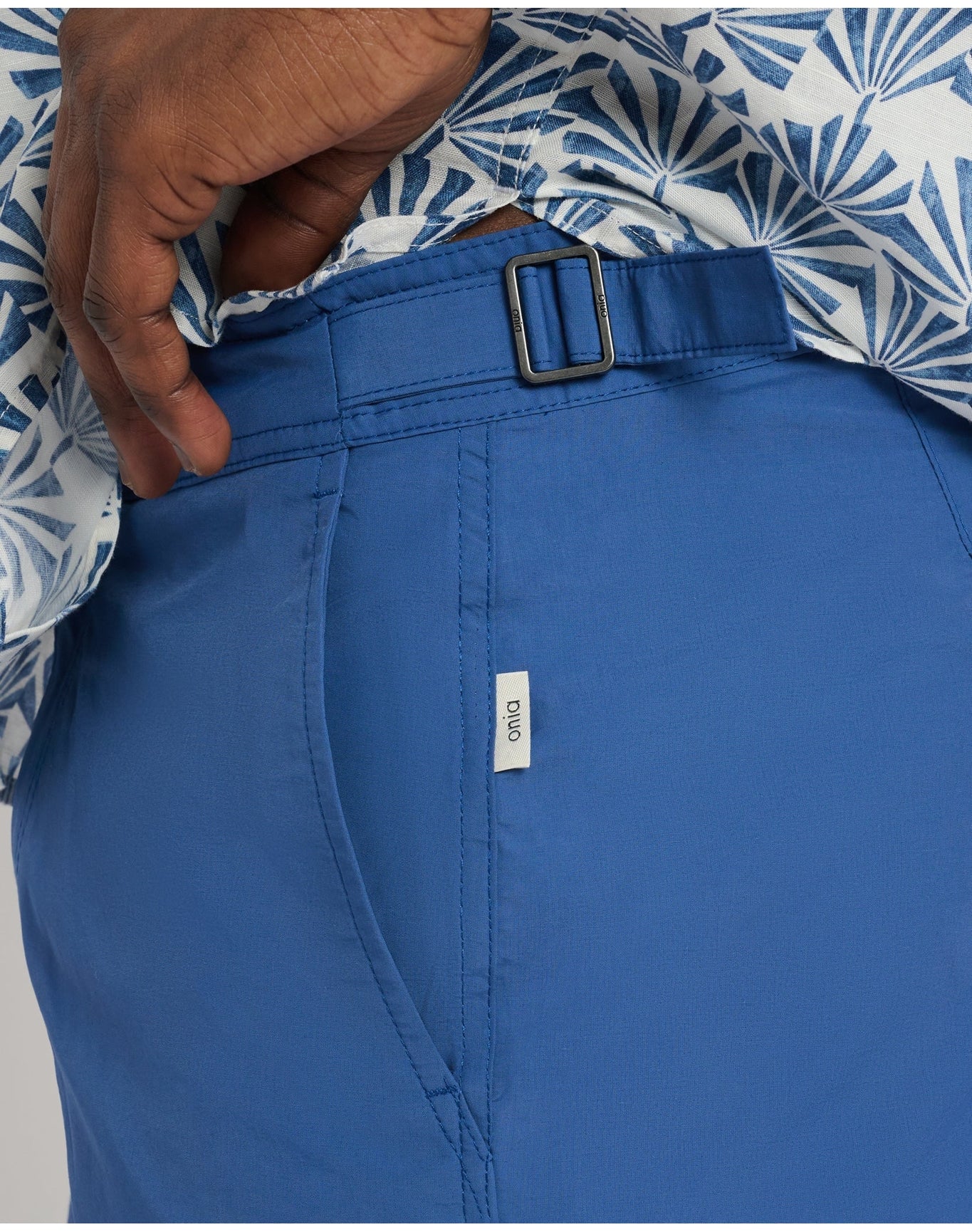 Men | Calder Buckle 5" Swim Trunk | Pool Blue - Image 2