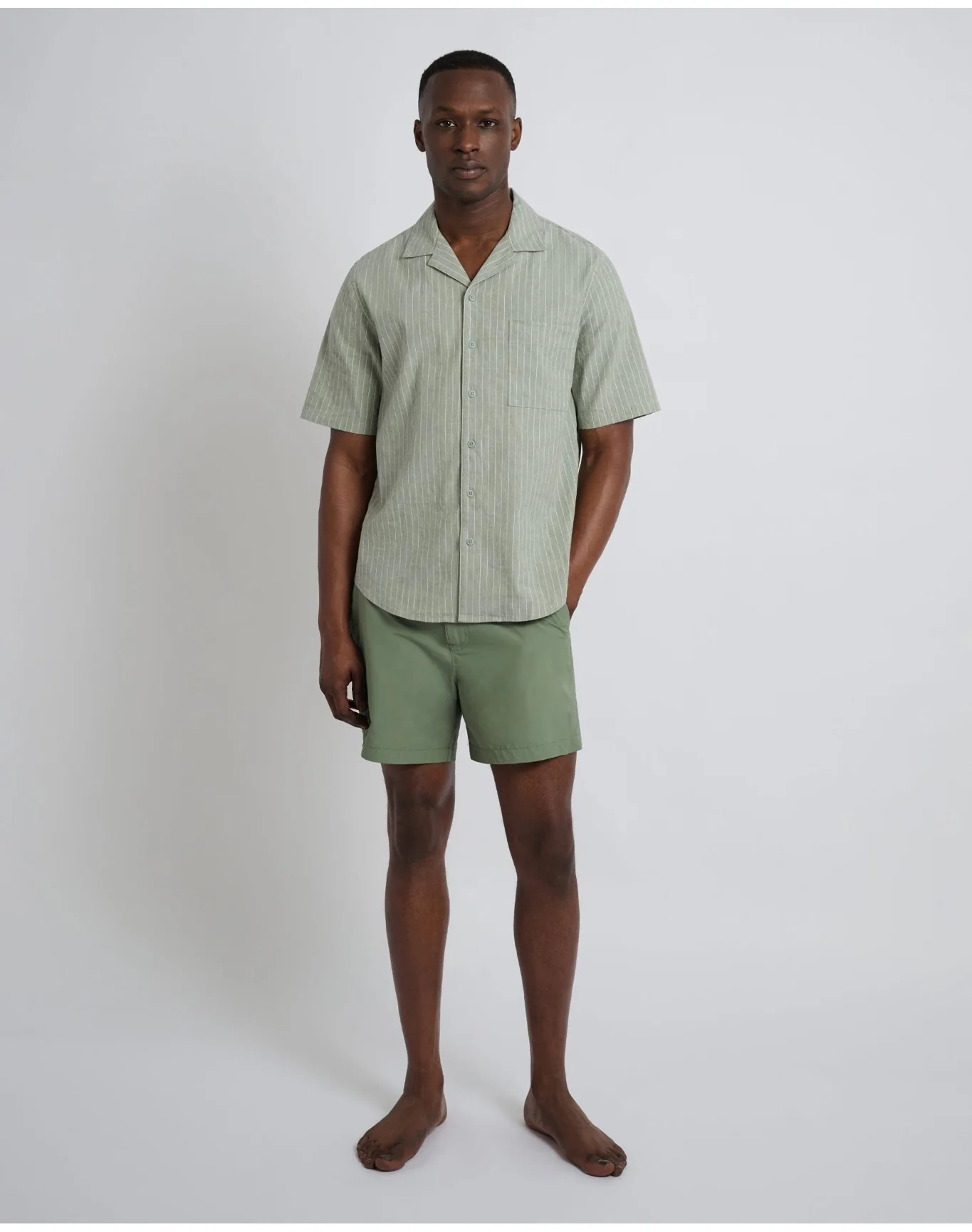 Men | Calder Buckle 5" Swim Trunk | Seaspray - Image 4