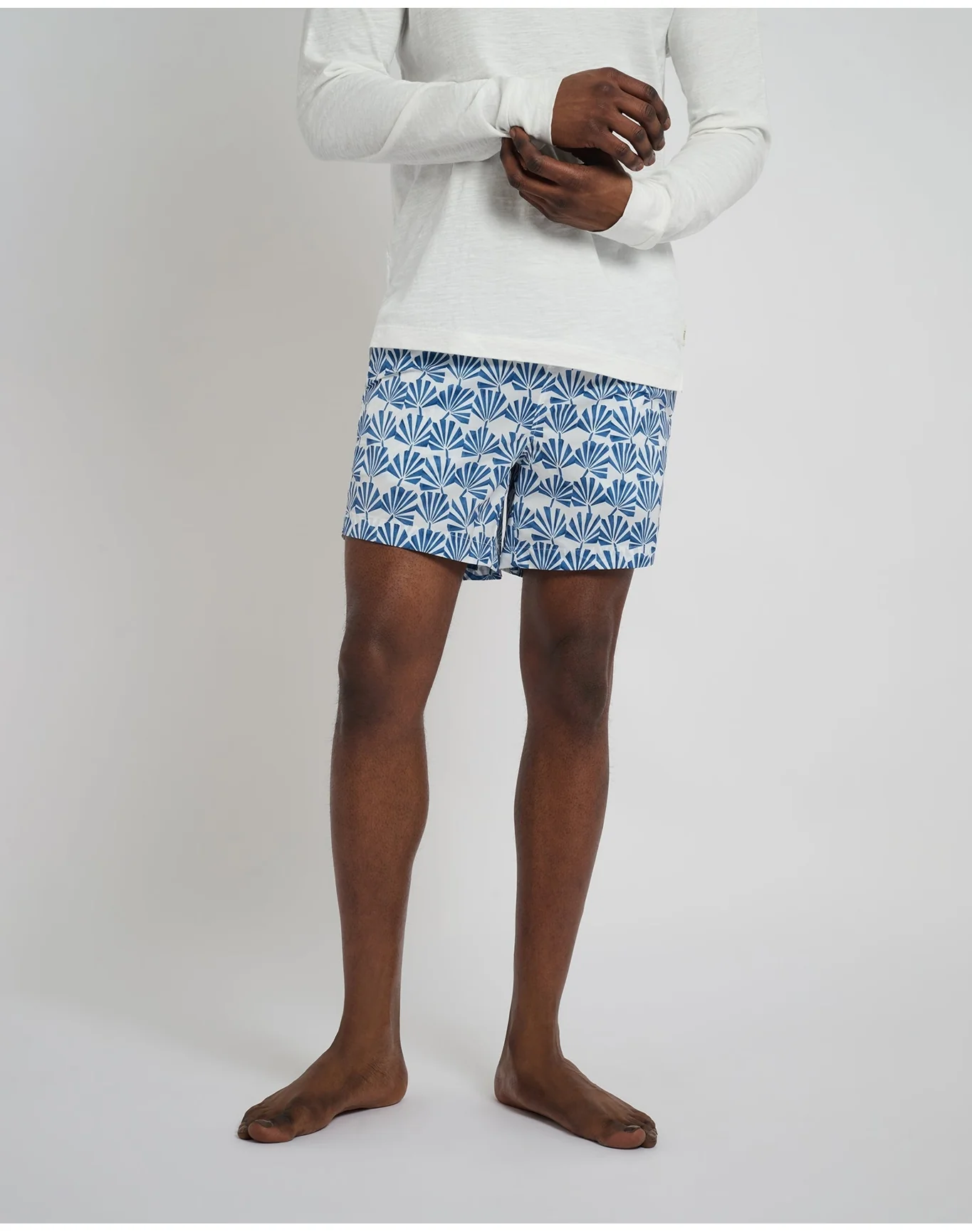 Men | Charles 5" Swim Trunk | Dark Blue - Image 3