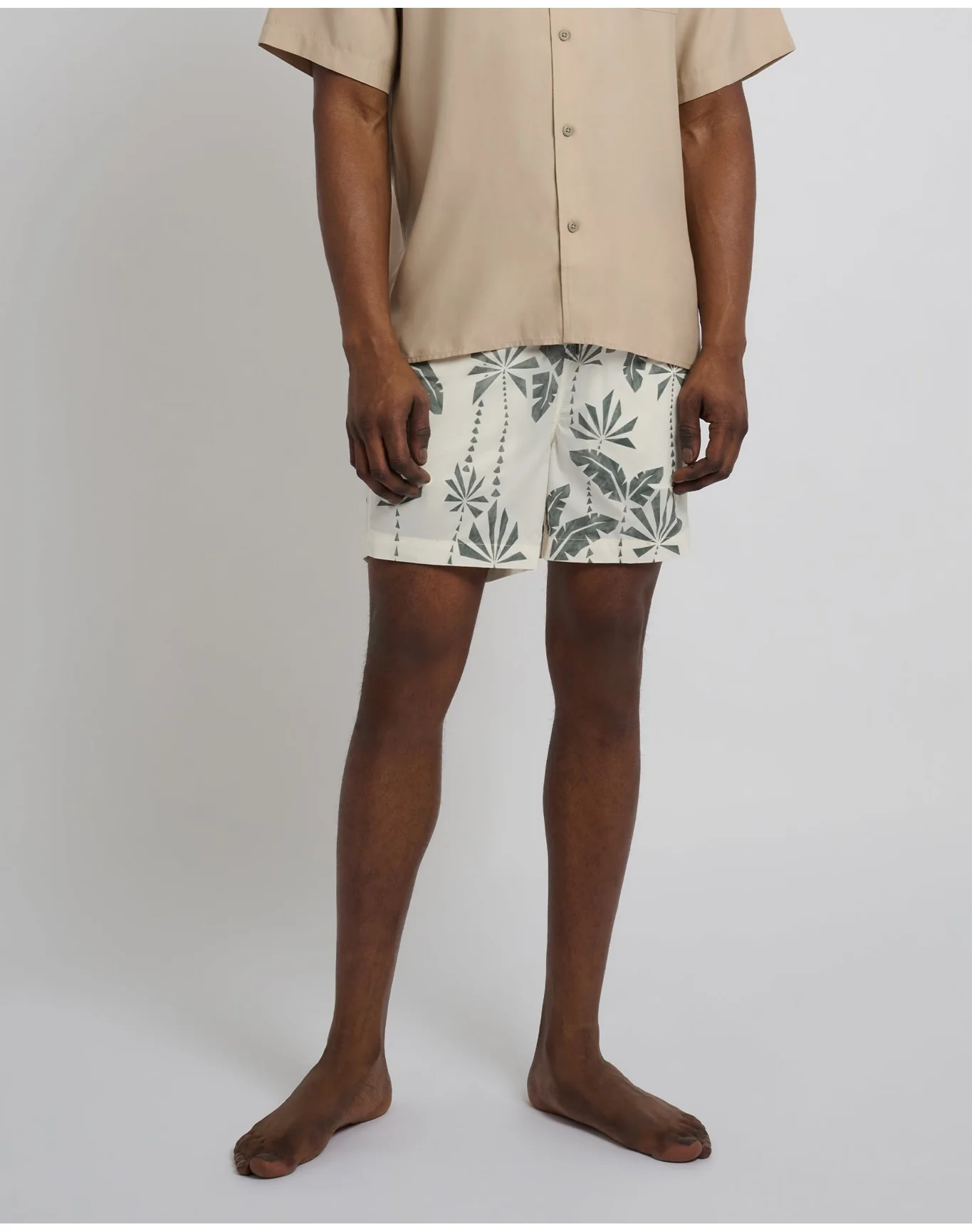Men | Charles 5" Swim Trunk | Olive - Image 3