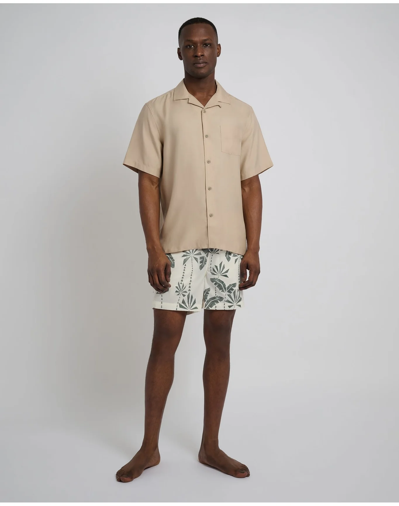 Men | Charles 5" Swim Trunk | Olive - Image 4