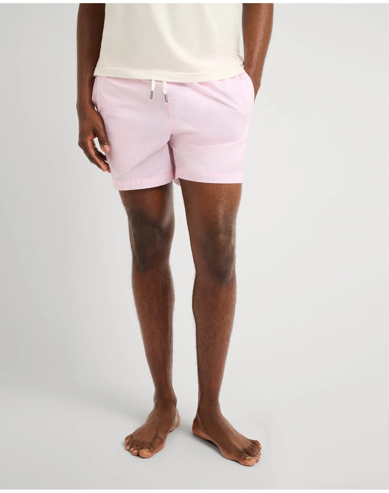 Men | Charles 5" Swim Trunk | Powder Pink - Image 2