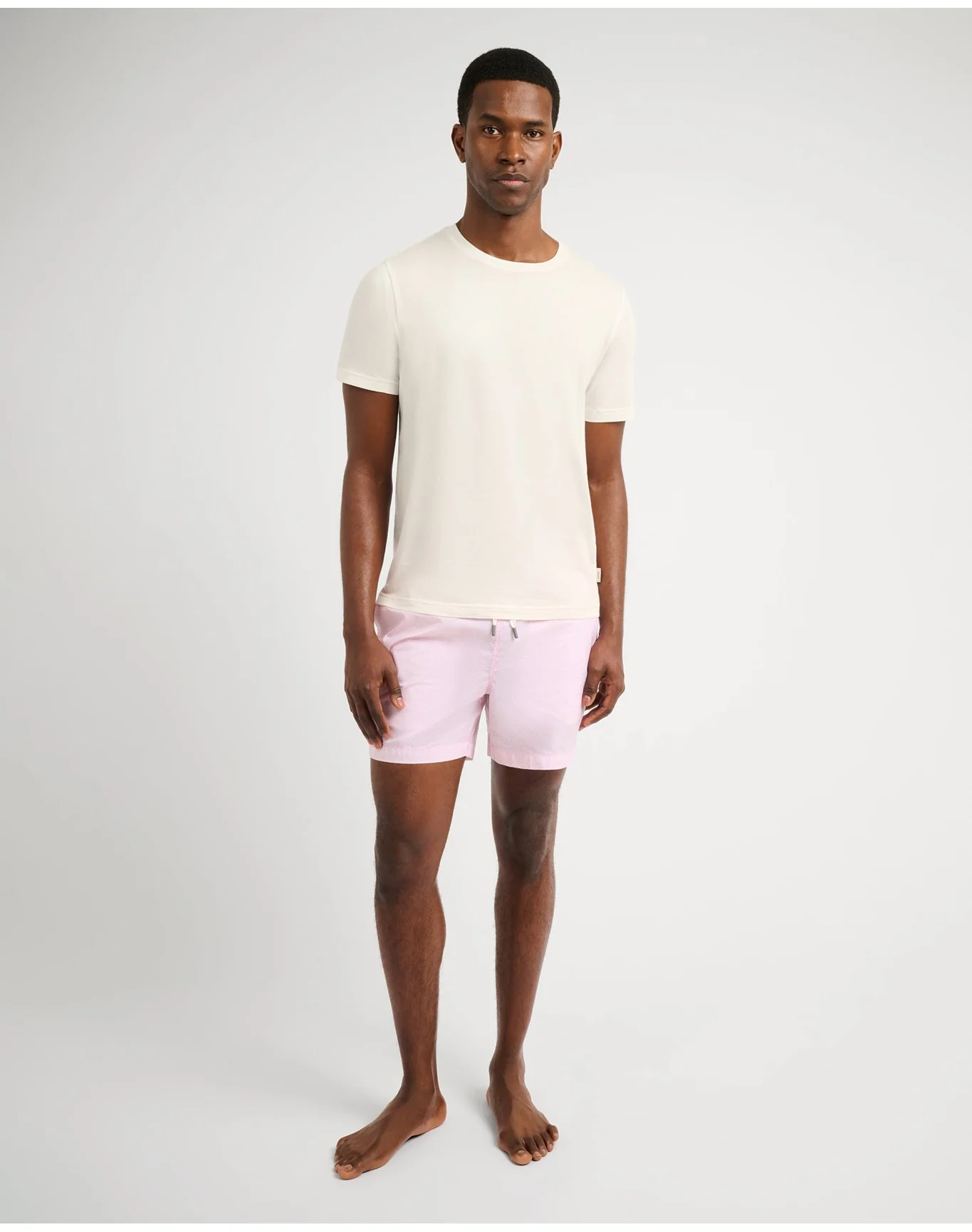 Men | Charles 5" Swim Trunk | Powder Pink - Image 5