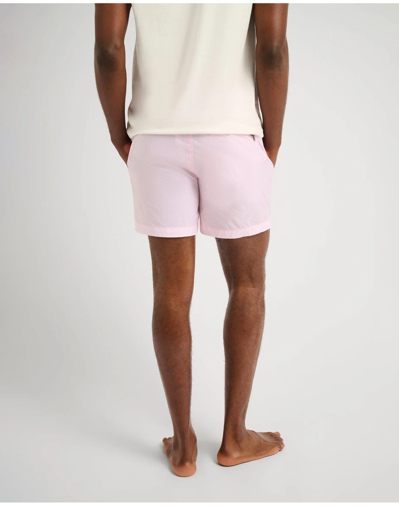 Men | Charles 5" Swim Trunk | Powder Pink - Image 6