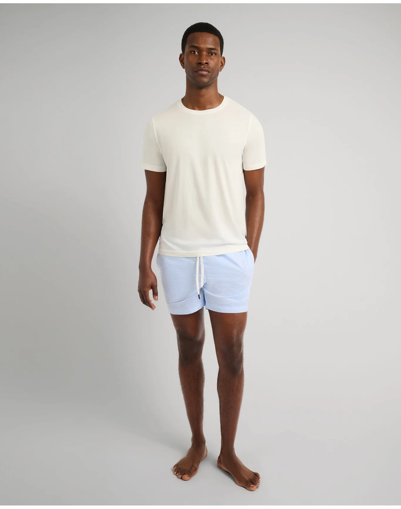 Men | Charles 5" Swim Trunk | Sky Blue - Image 4