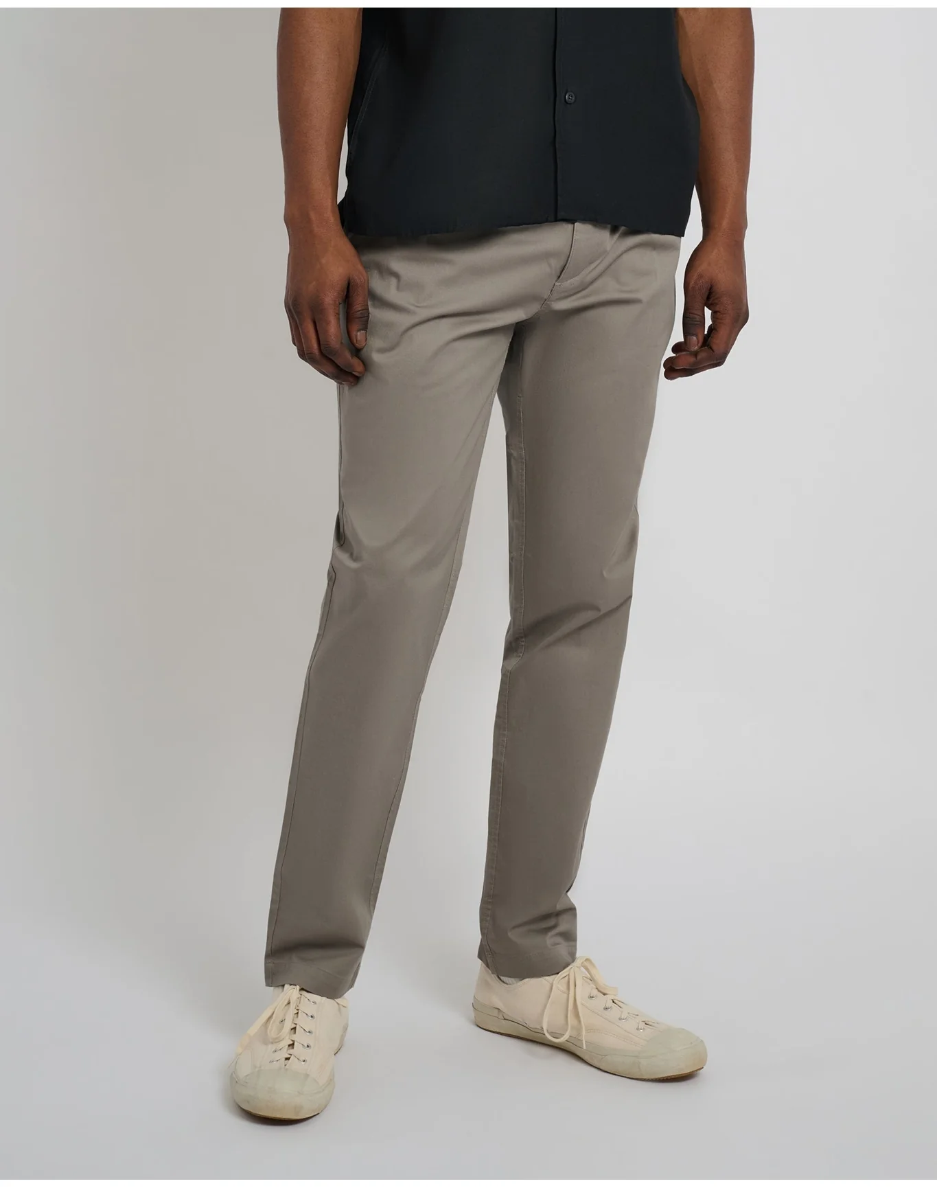 Men | Garment Dye Cotton Drawstring Pant | Cinder - Image 3