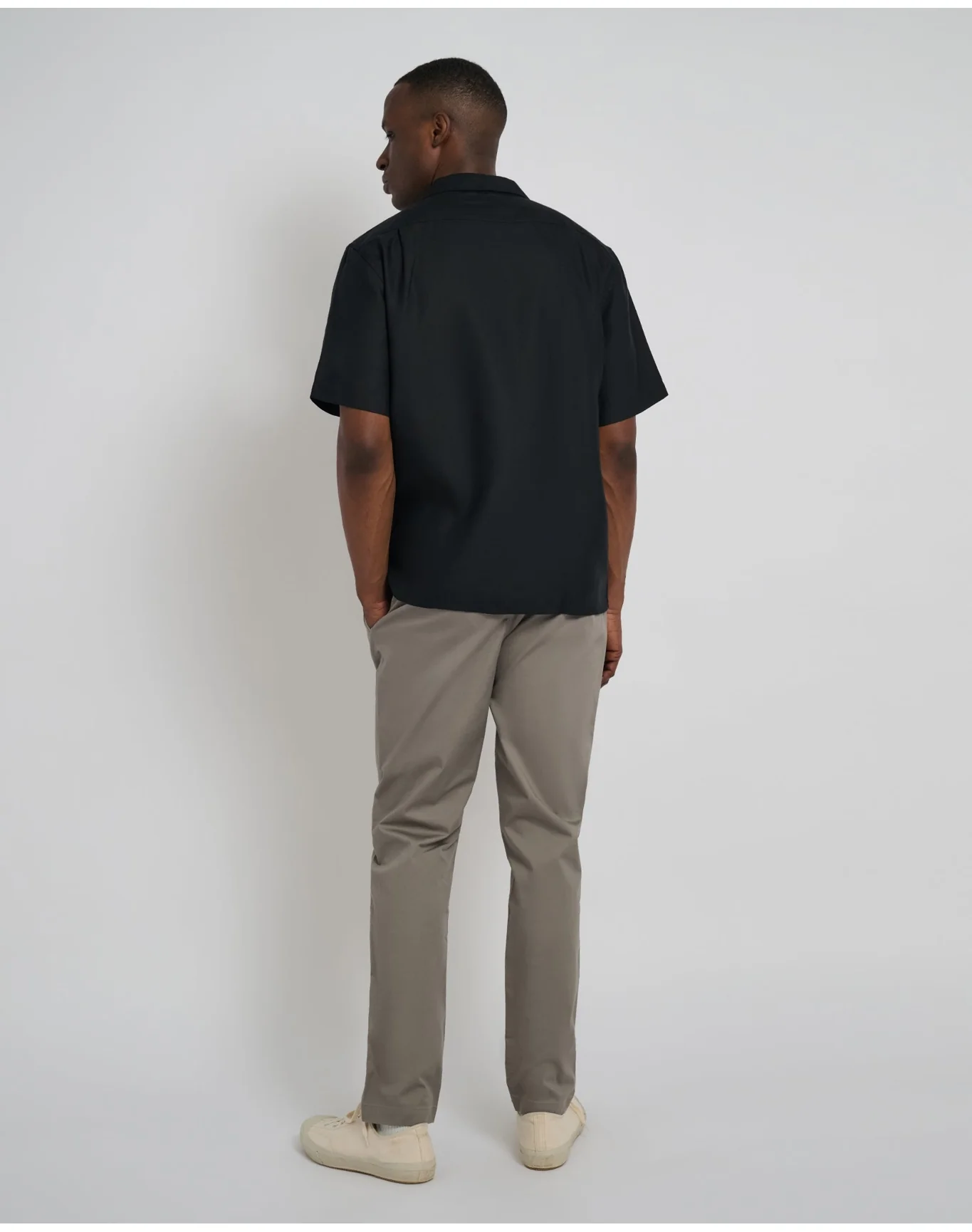 Men | Garment Dye Cotton Drawstring Pant | Cinder - Image 5