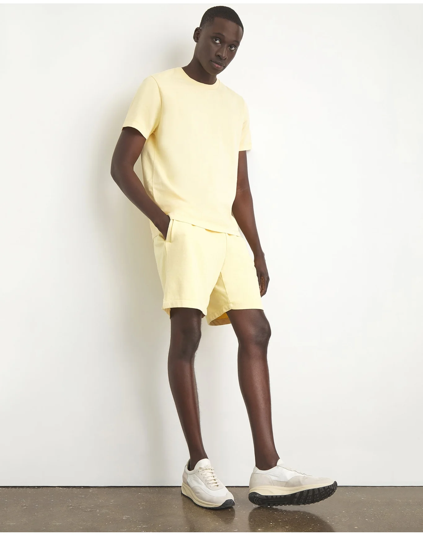 Men | Garment Dye Jersey Crew Neck Tee | Lilac - Image 21