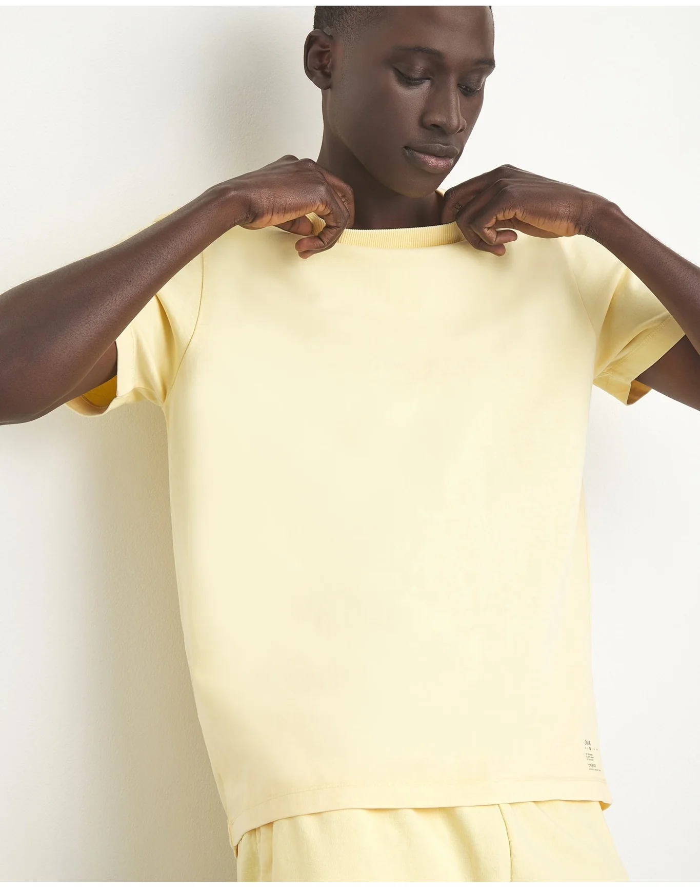 Men | Garment Dye Jersey Crew Neck Tee | Lilac - Image 22