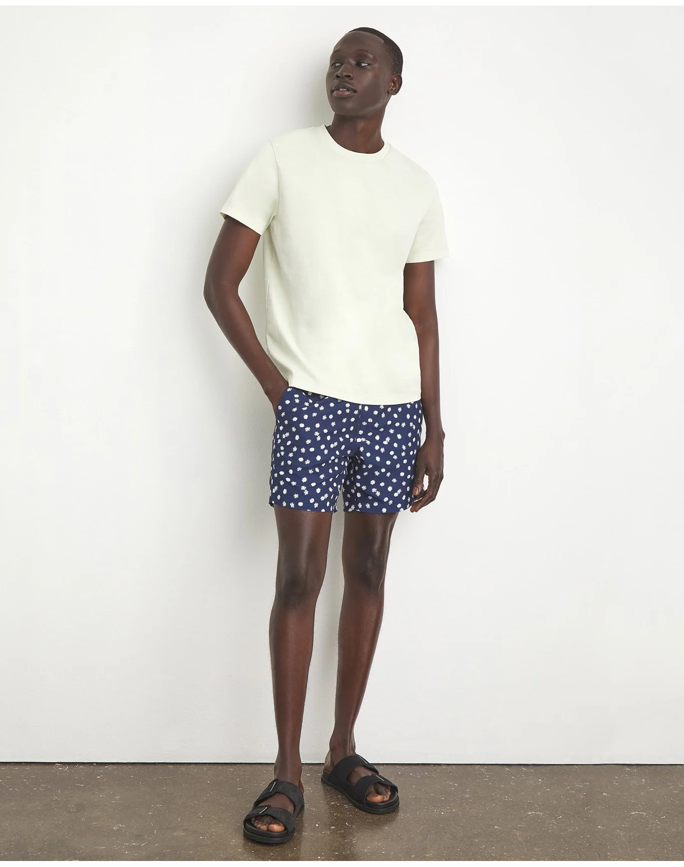 Men | Garment Dye Jersey Crew Neck Tee | Lilac - Image 27