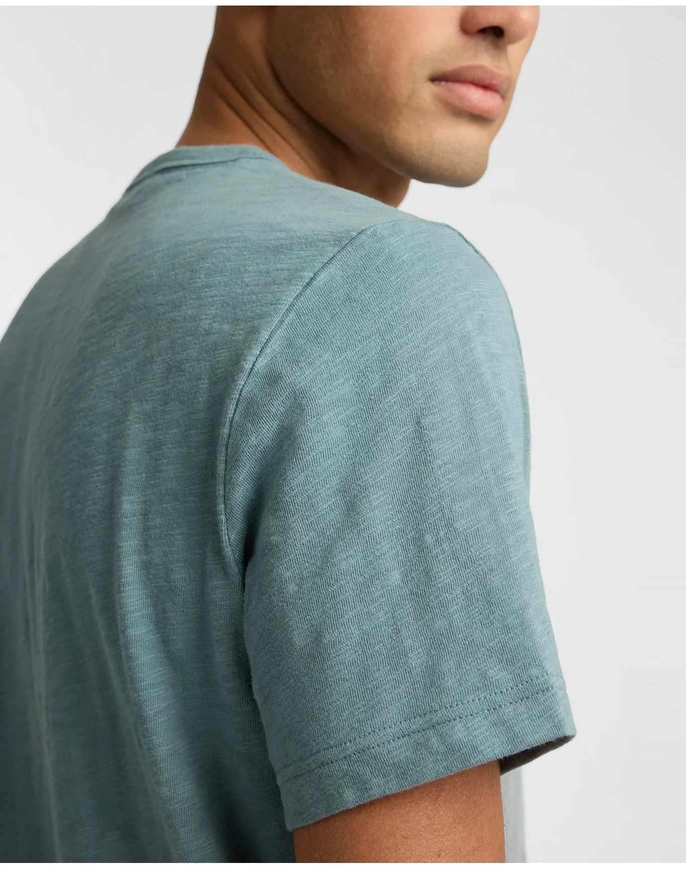 Men | Heavyweight Slub Tee | Fern - Image 3