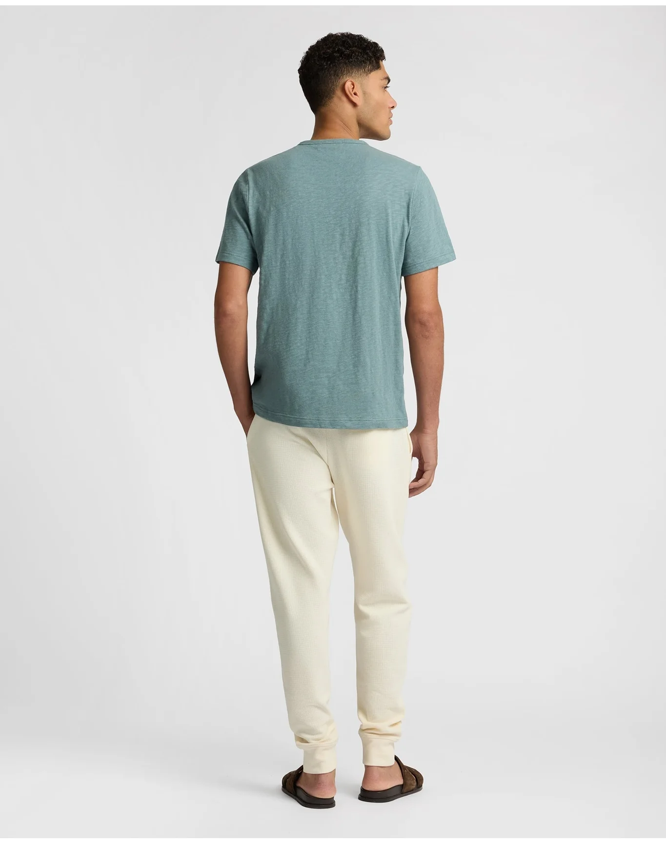 Men | Heavyweight Slub Tee | Fern - Image 4