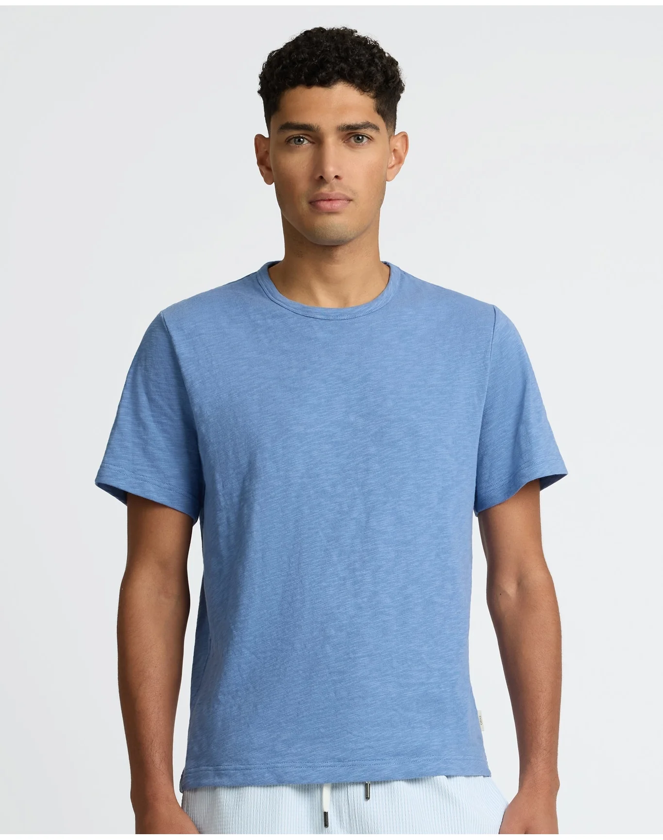 Men | Heavyweight Slub Tee | Indigo - Image 2