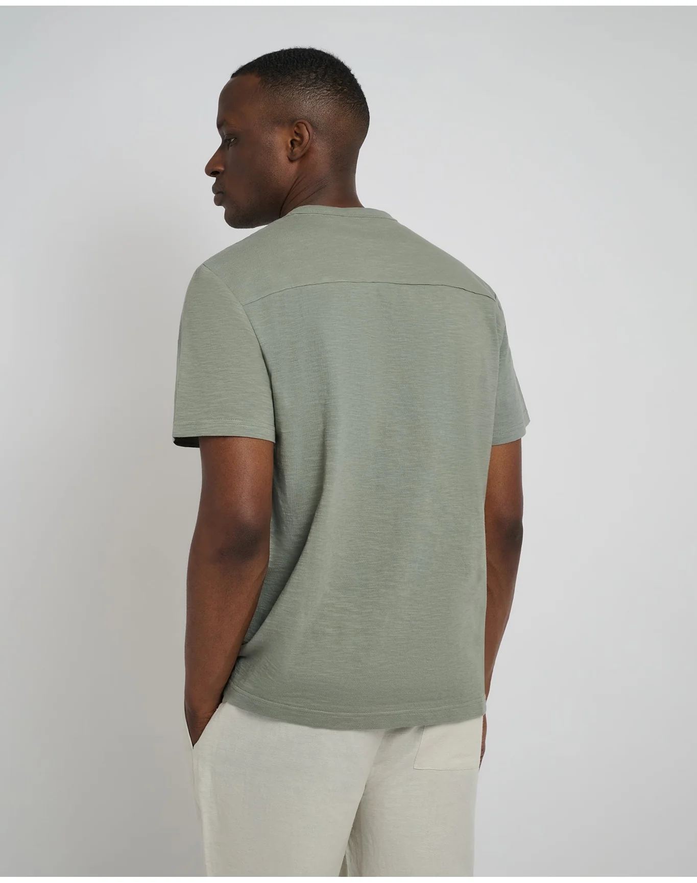Men | Slub Tee | Agave - Image 5