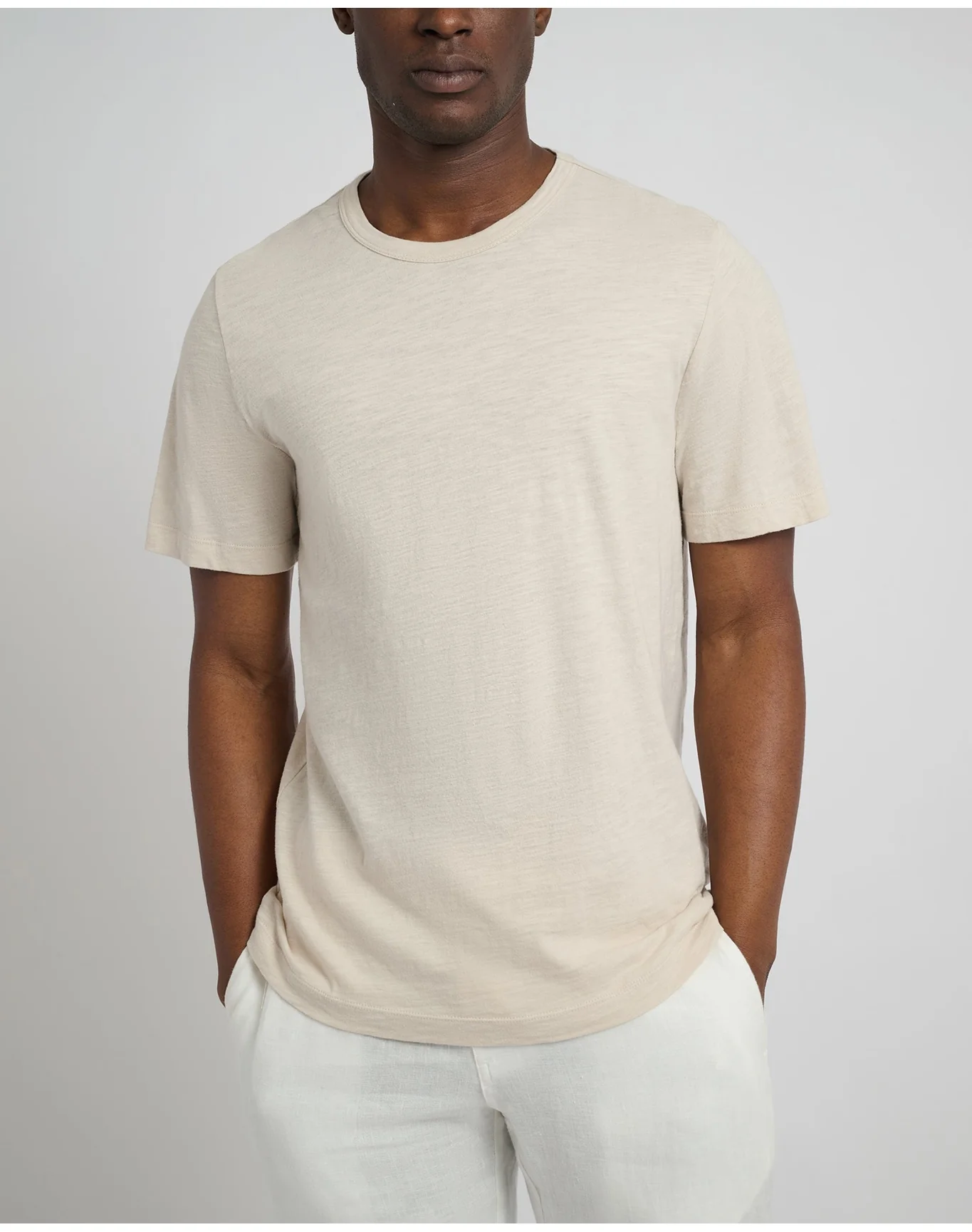 Men | Slub Tee | Oat - Image 2