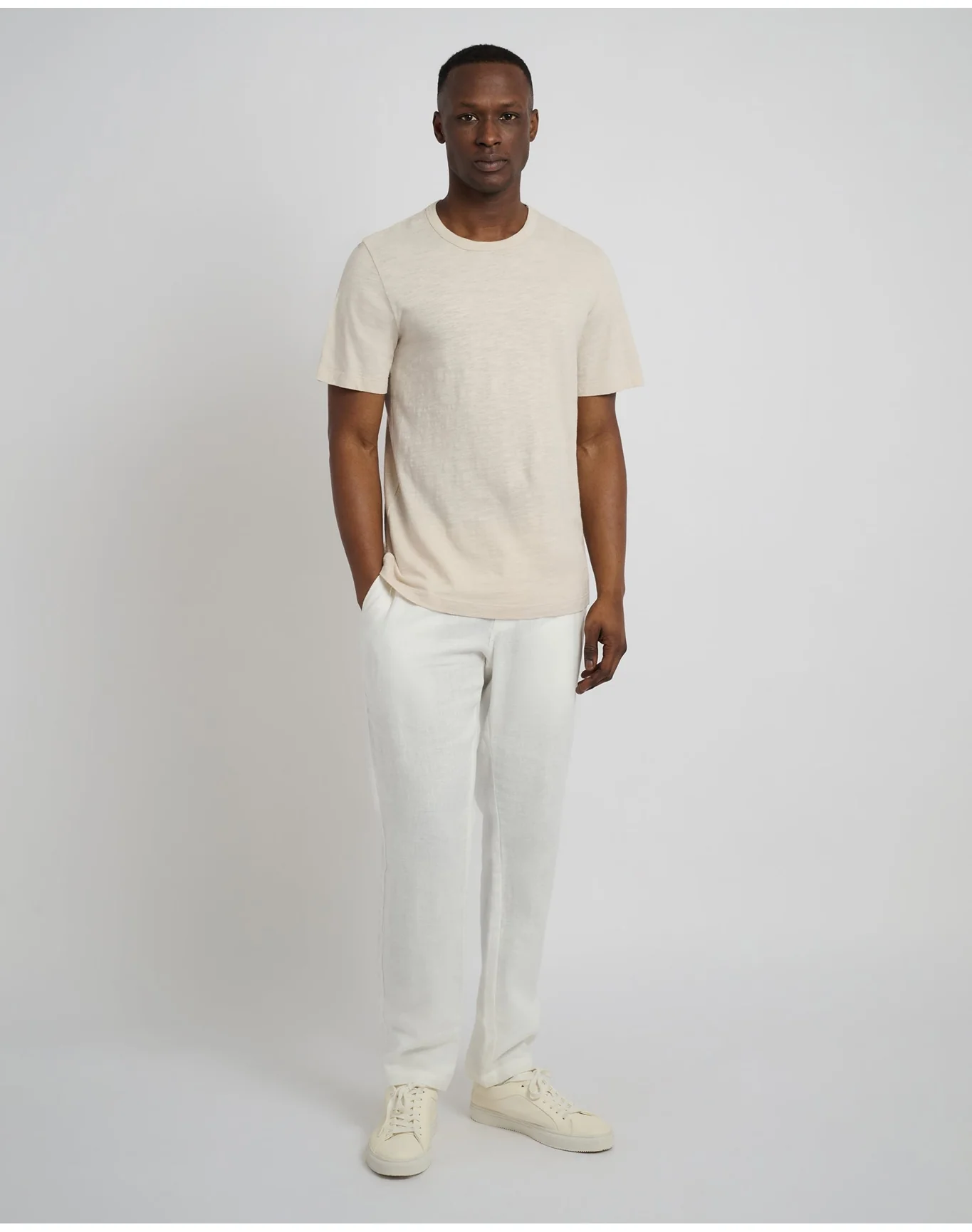Men | Slub Tee | Oat - Image 3