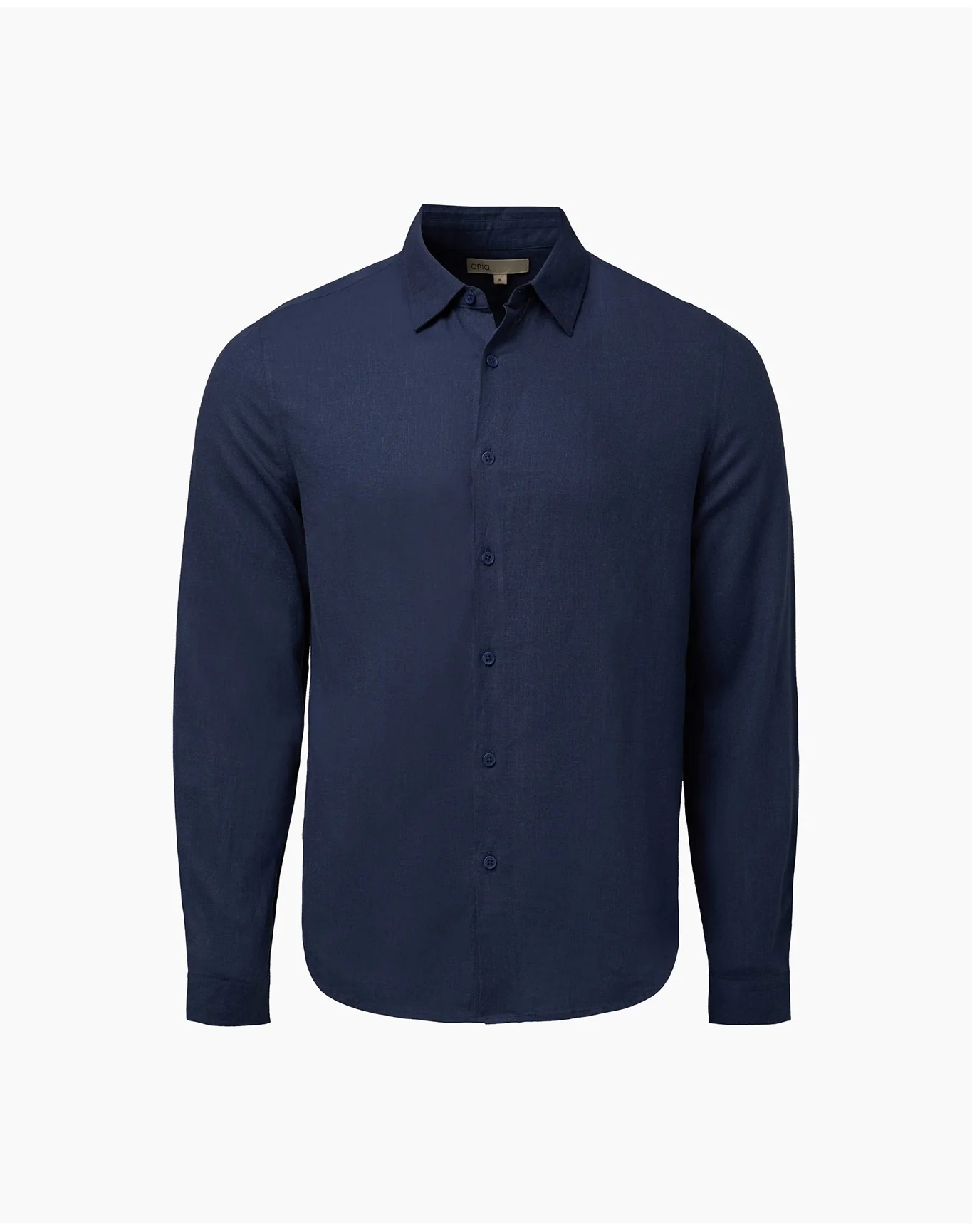 Men | Standard Long Sleeve Linen Shirt | Vintage Indigo