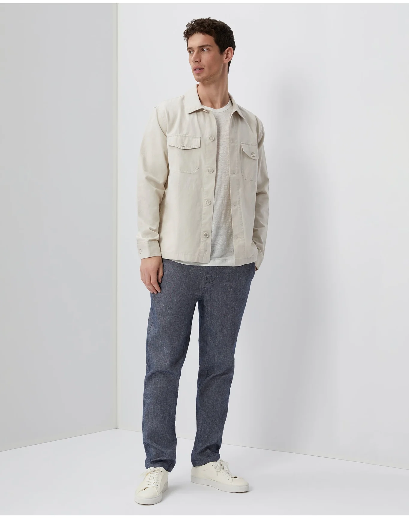 Men | Stretch Canvas Traveler Pant | Deep Navy - Image 3
