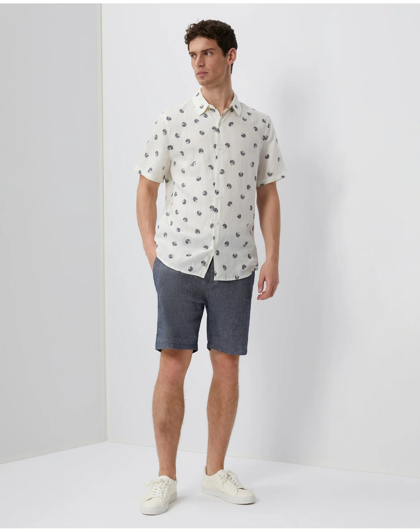 Men | Stretch Canvas Traveler Short | Deep Navy - Image 3