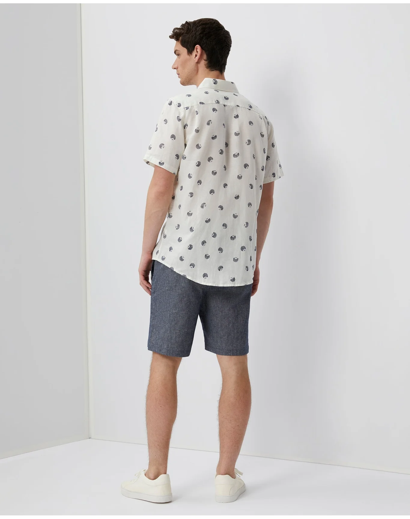 Men | Stretch Canvas Traveler Short | Deep Navy - Image 5