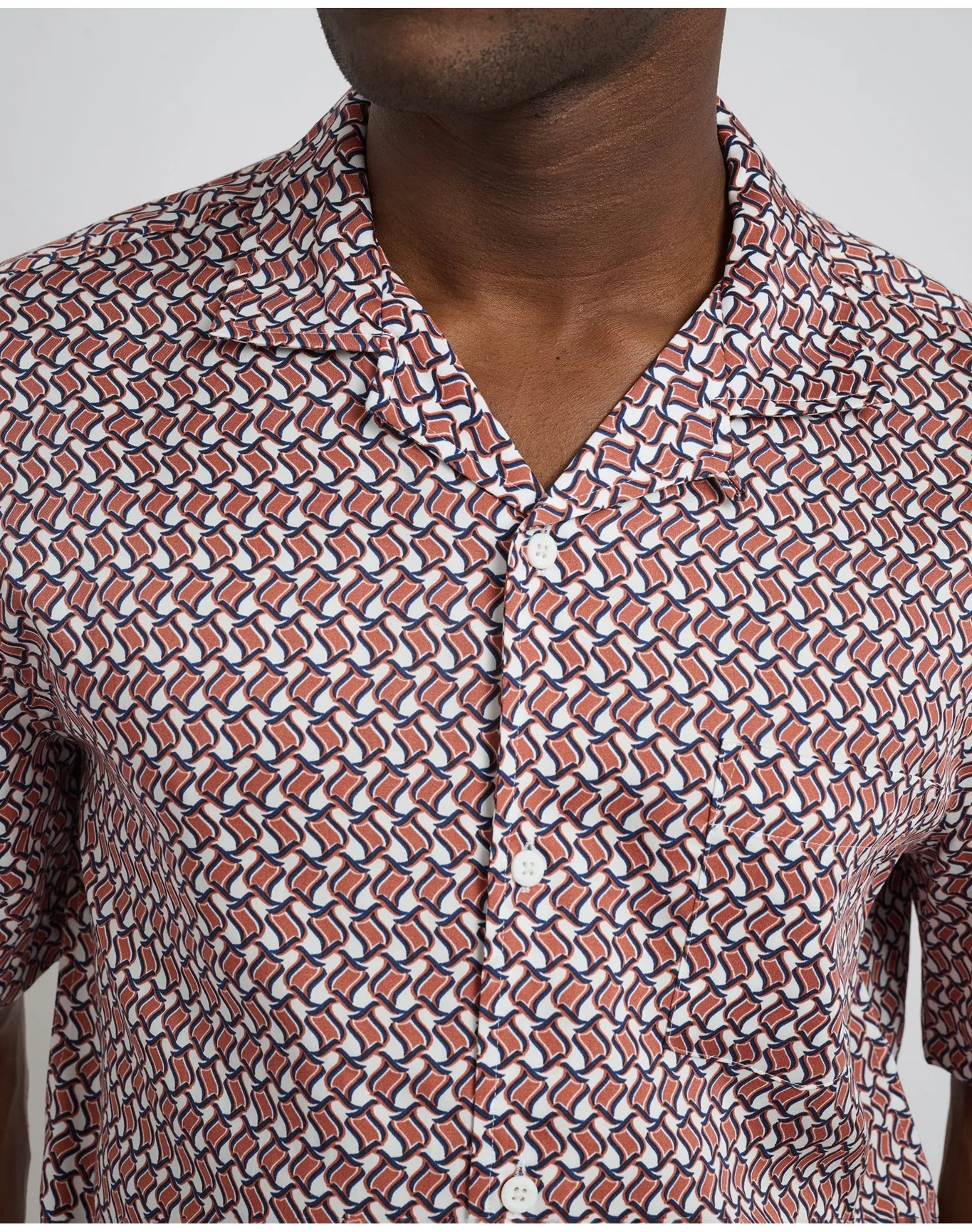 Men | Tencel Vacation Shirt | Picante - Image 2