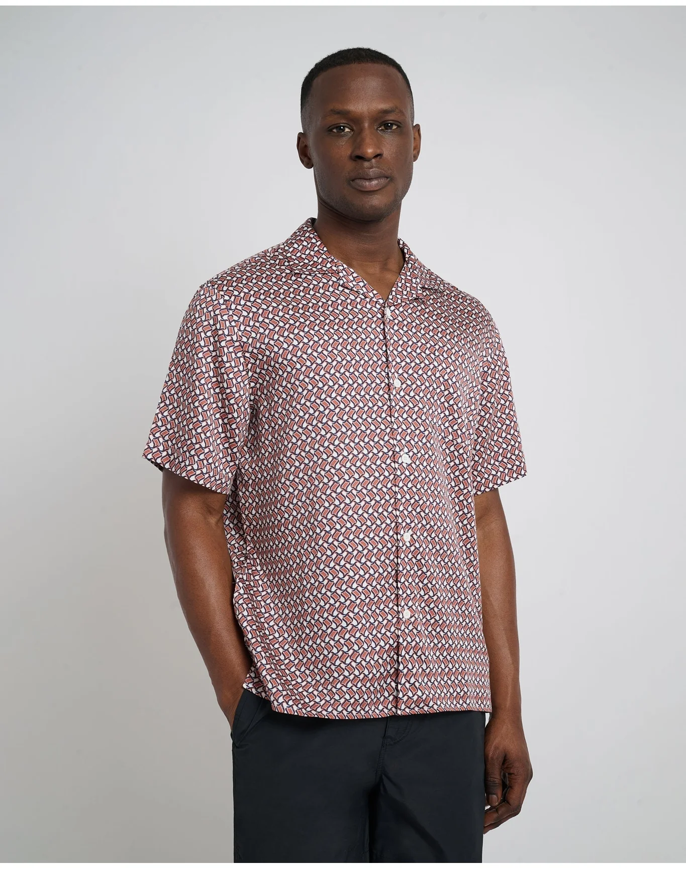 Men | Tencel Vacation Shirt | Picante - Image 3