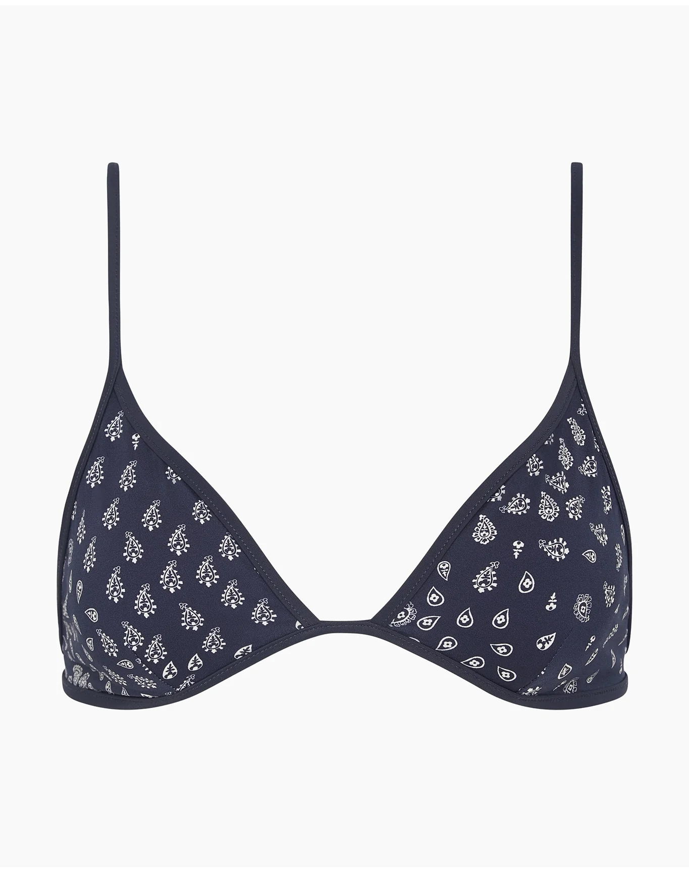 Women | Aimee Bikini Top | Noir Navy Egret - Image 2