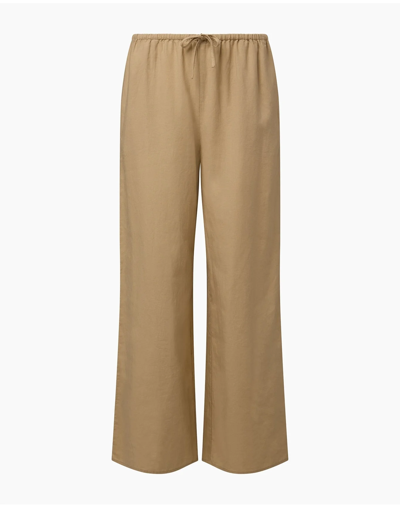 Women | Air Linen Drawstring Pant | Jute - Image 2