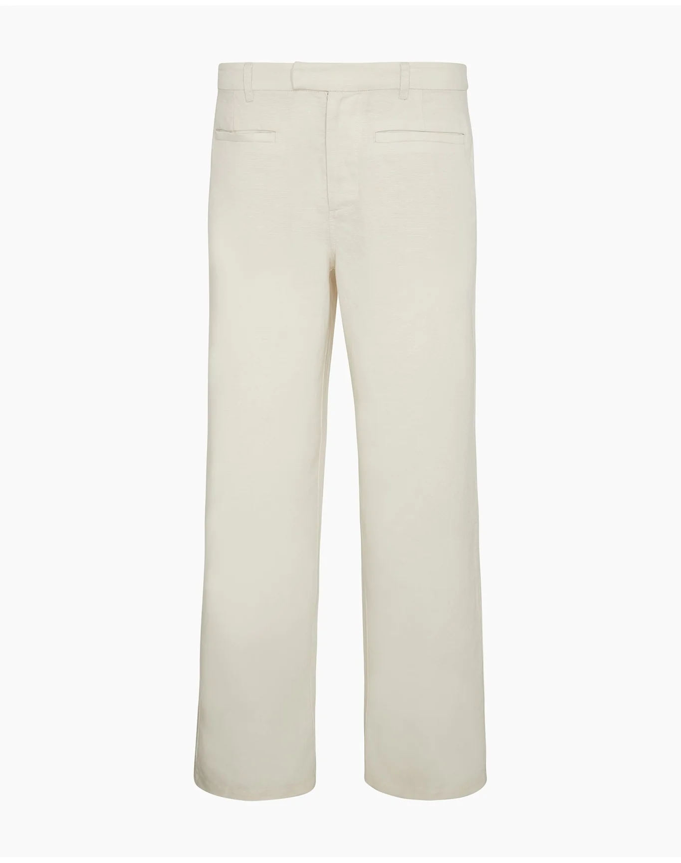 Women | Air Linen Mid Rise Pant | Natural - Image 2
