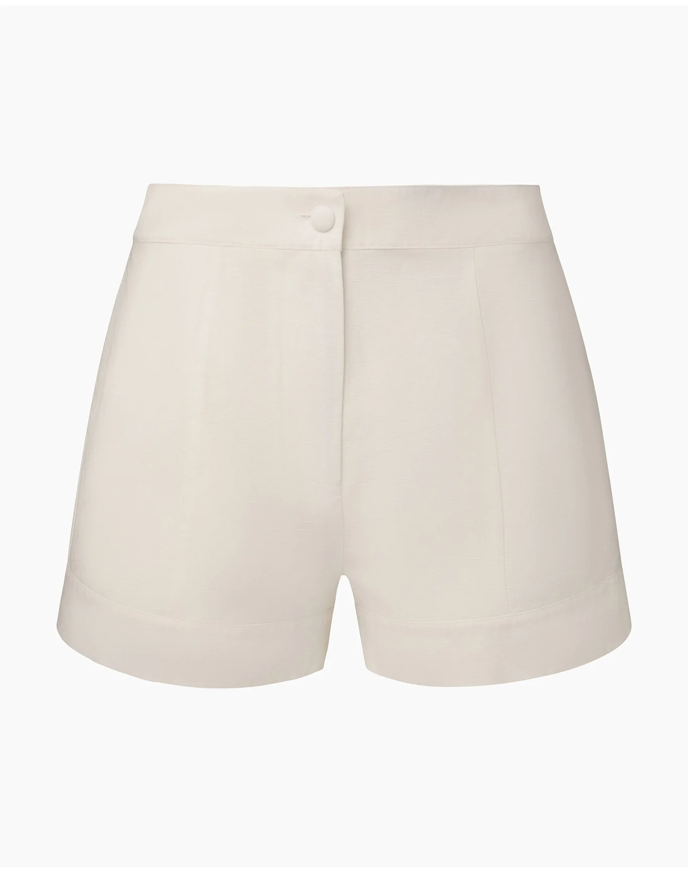 Women | Air Linen Trouser Short | White - Image 2