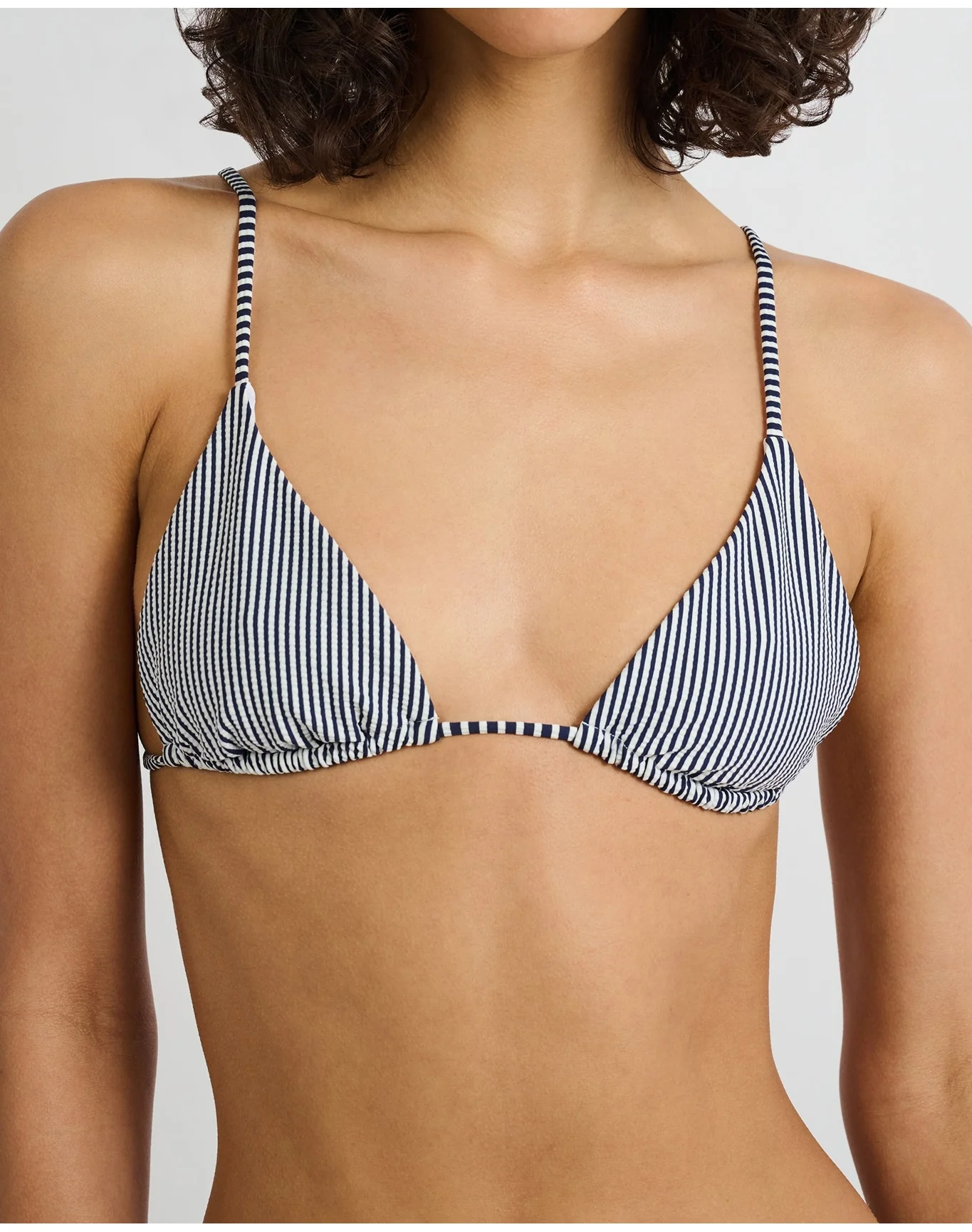 Women | Alexa Bikini Top | Deep Navy White - Image 4