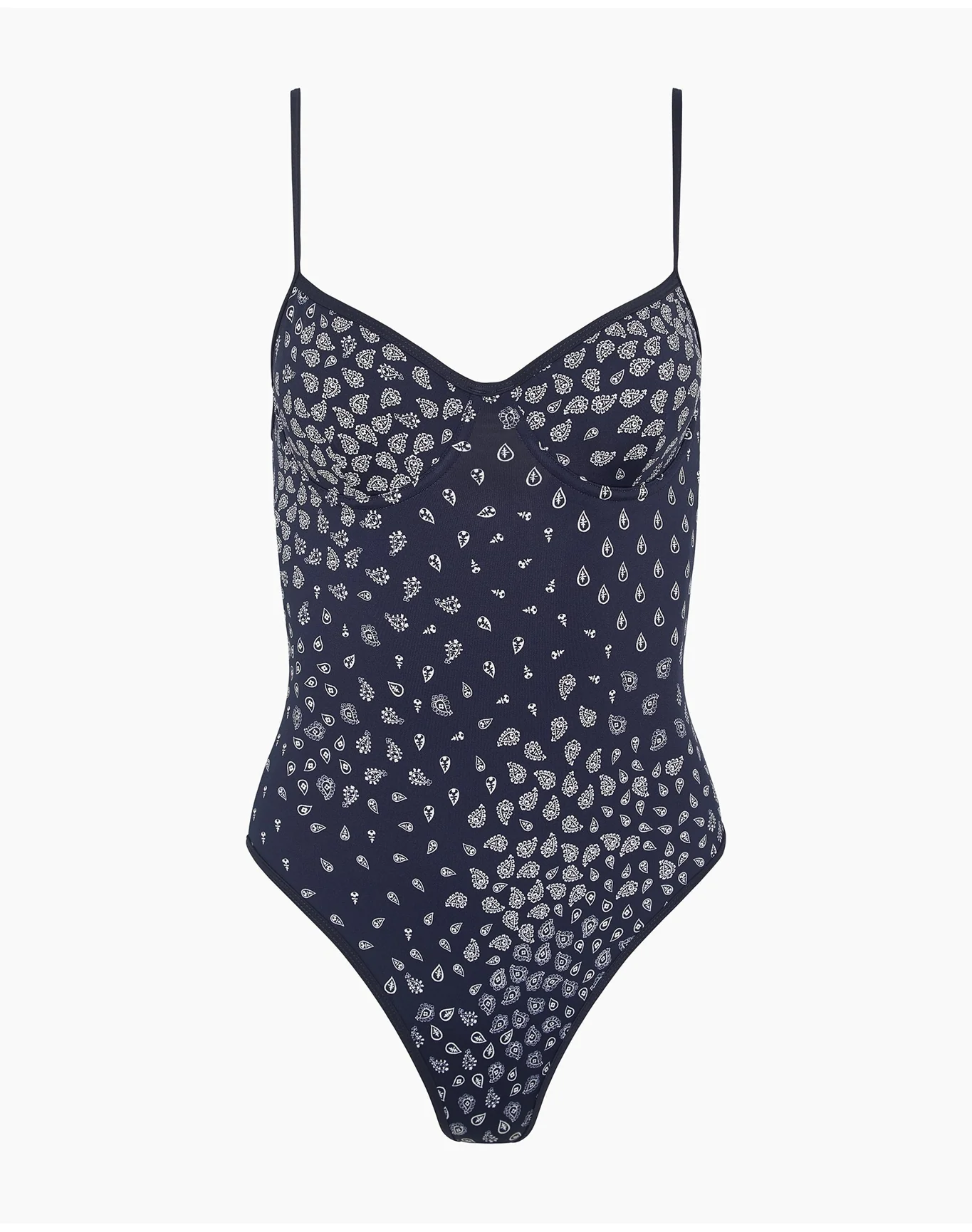 Women | Bianca One Piece | Noir Navy Egret - Image 2