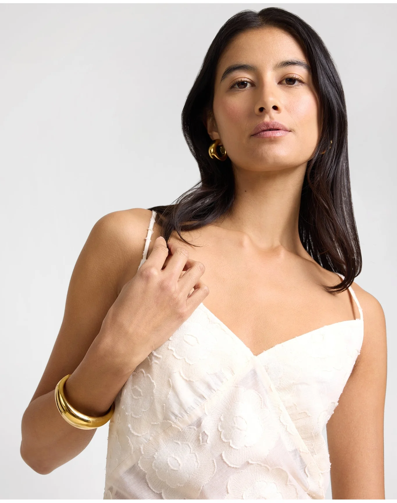 Women | Burnout Slip Dress | Cream - Image 4