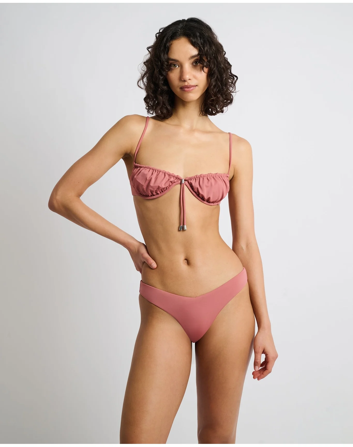 Women | Chiara Bikini Bottom | Clay Rose - Image 3