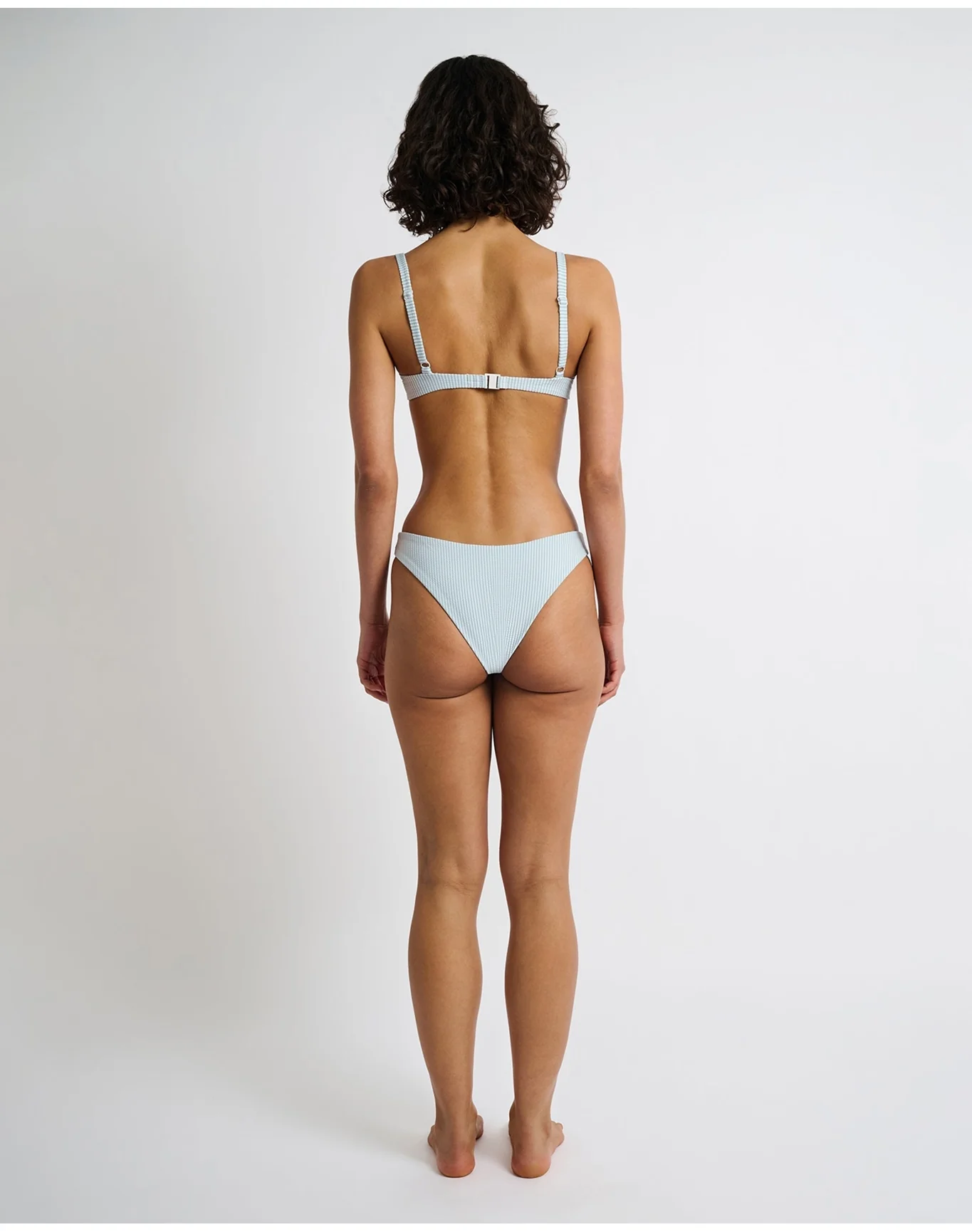 Women | Chiara Bikini Bottom | Pale Blue White - Image 5