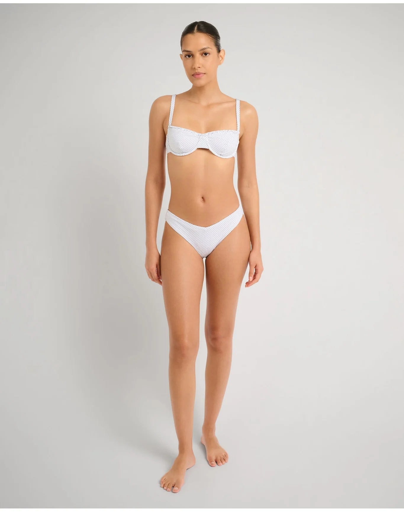 Women | Chiara Bikini Bottom | White Black - Image 3