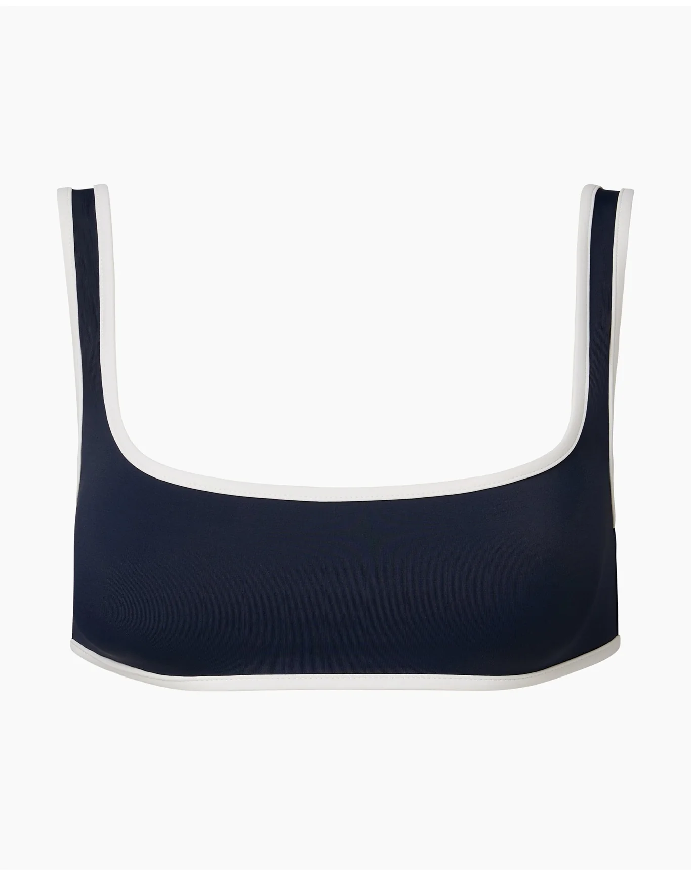 Women | Claire Bikini Top | Deep Navy White - Image 2