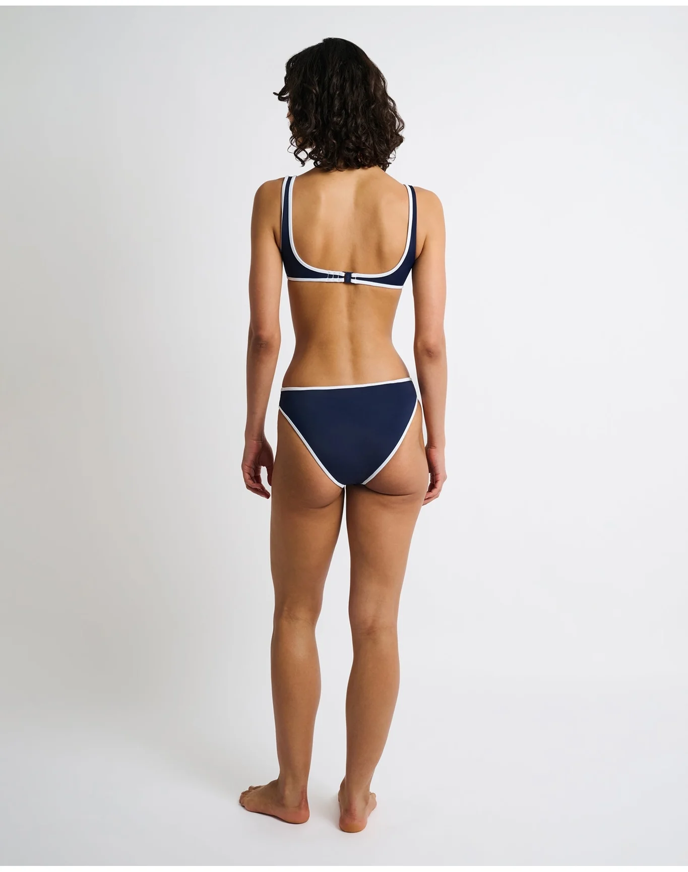Women | Claire Bikini Top | Deep Navy White - Image 5