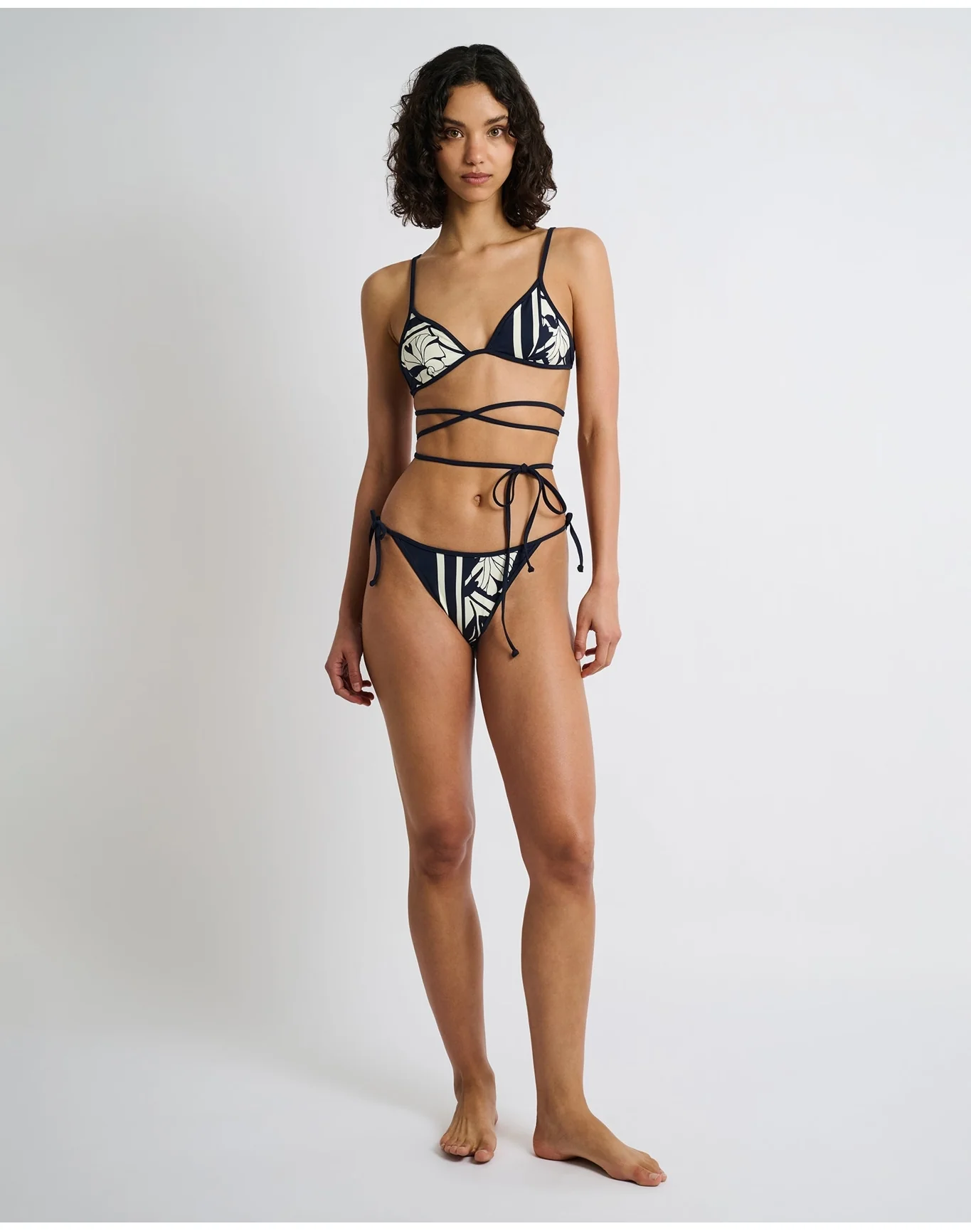 Women | Cleo Bikini Bottom | Deep Navy Egret