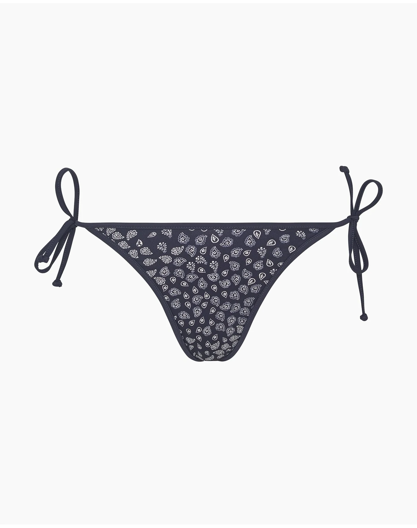 Women | Cleo Bikini Bottom | Noir Navy Egret - Image 2
